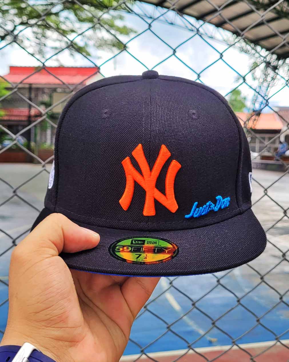 NEW YORK YANKEES NEGRO ALL STAR GAME 2008 JUST DOM visor AZUL