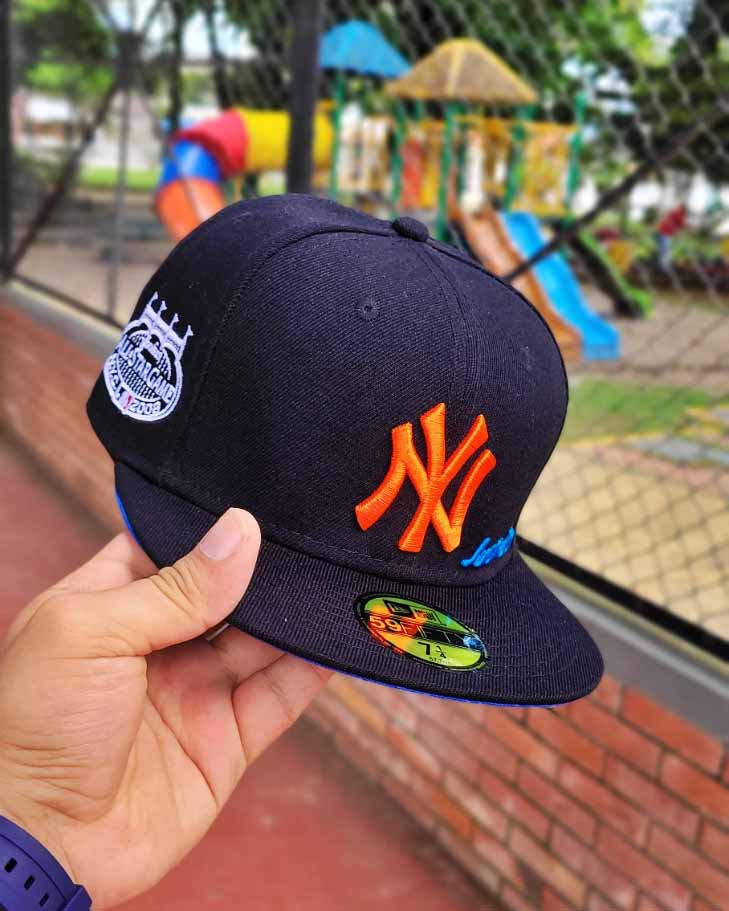 NEW YORK YANKEES NEGRO ALL STAR GAME 2008 JUST DOM visor AZUL