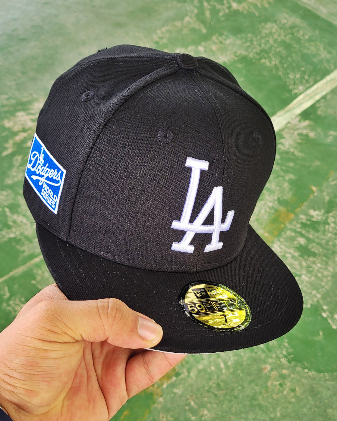LOS ANGELES DODGERS NEGRO WORLD SERIED BLUE PATCH