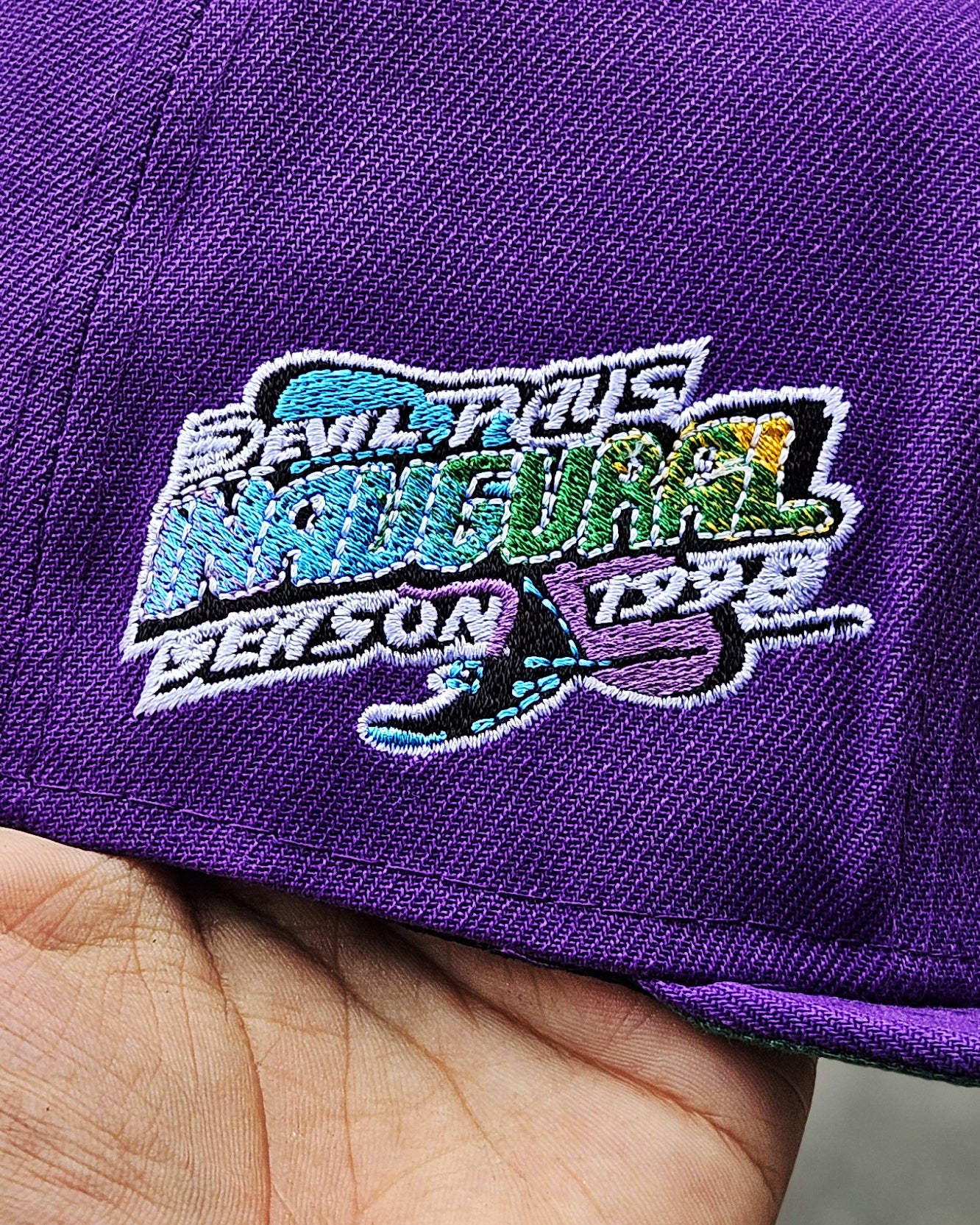TAMPA BAY RAYS MORADO SIDEPATCH