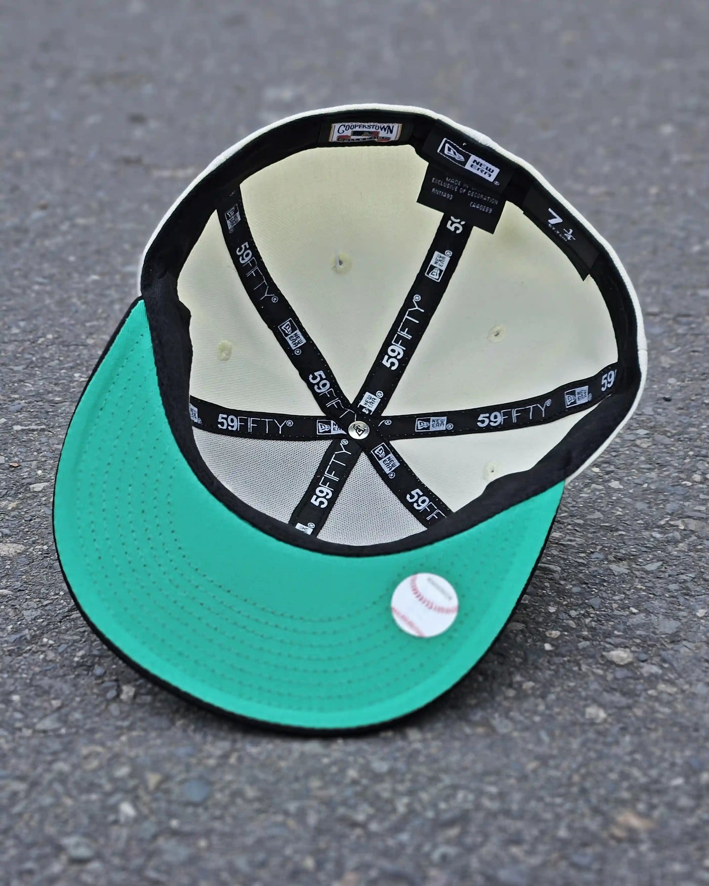 LOS ANGELES DODGERS BLANCO DODGERS STADIUM 40TH VISERA NEGRA