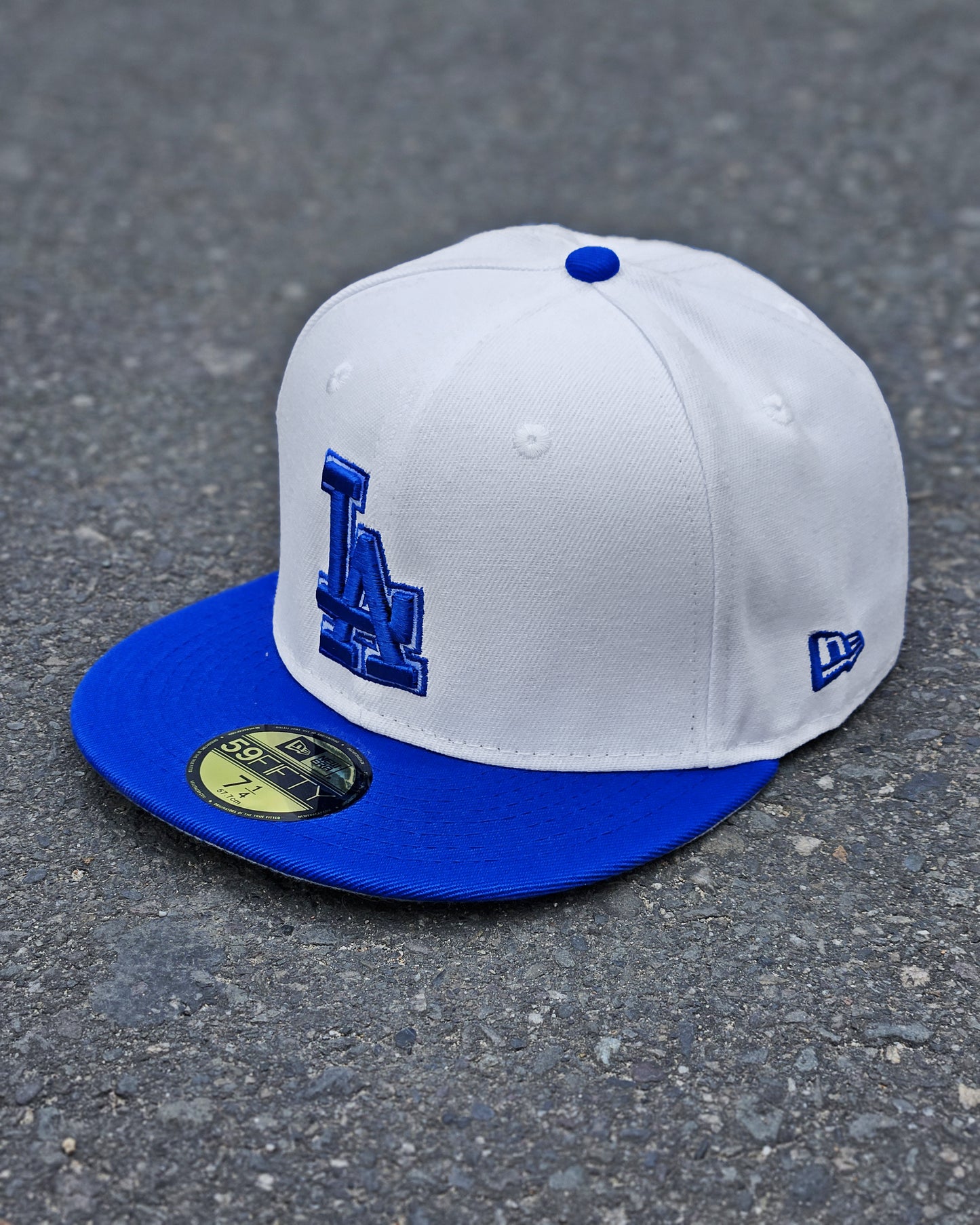 LOS ANGELES DODGERS BLANCO VISOR AZUL