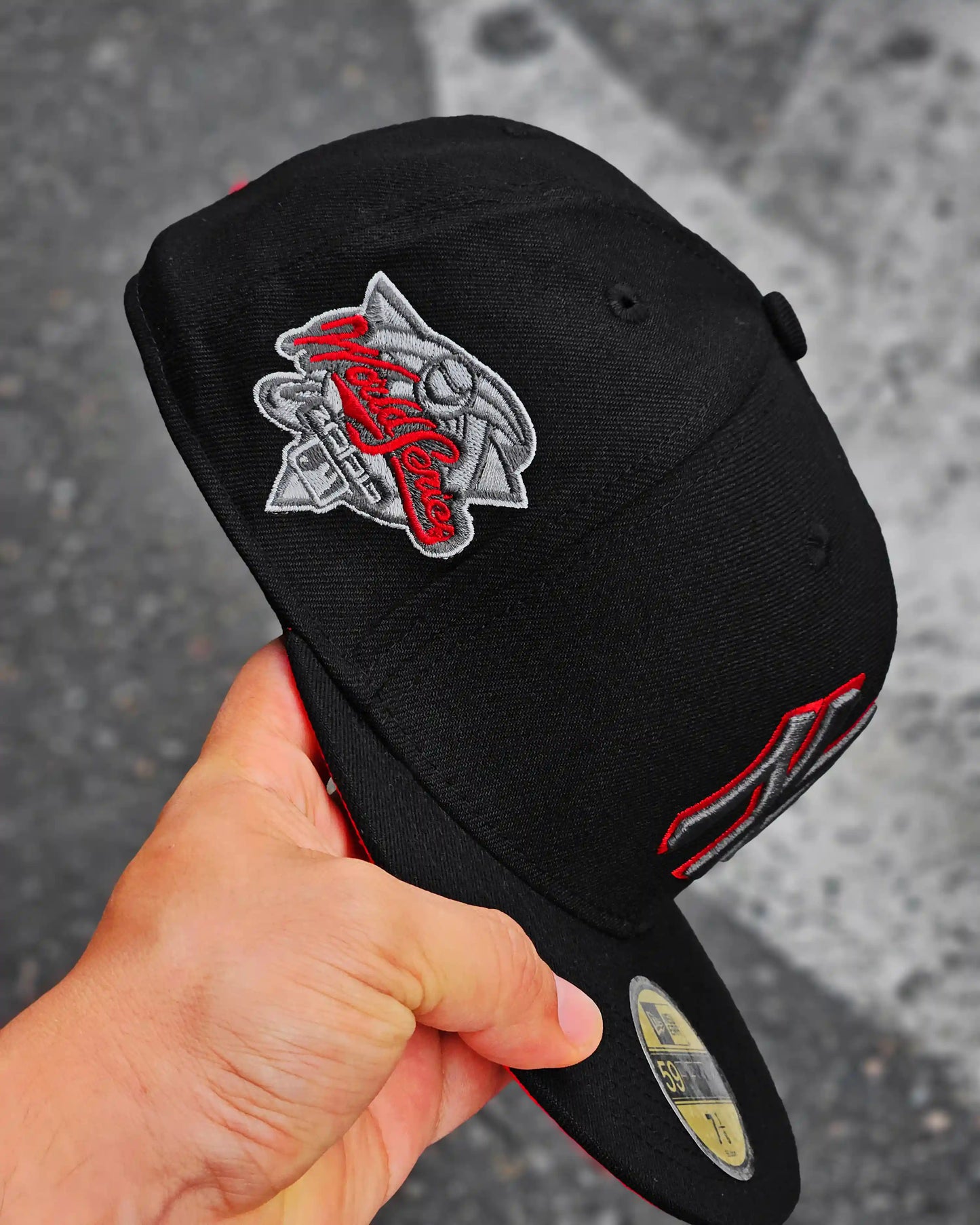 NEW YORK YANKEES NEGRO WORLD SERIES VISOR ROJO