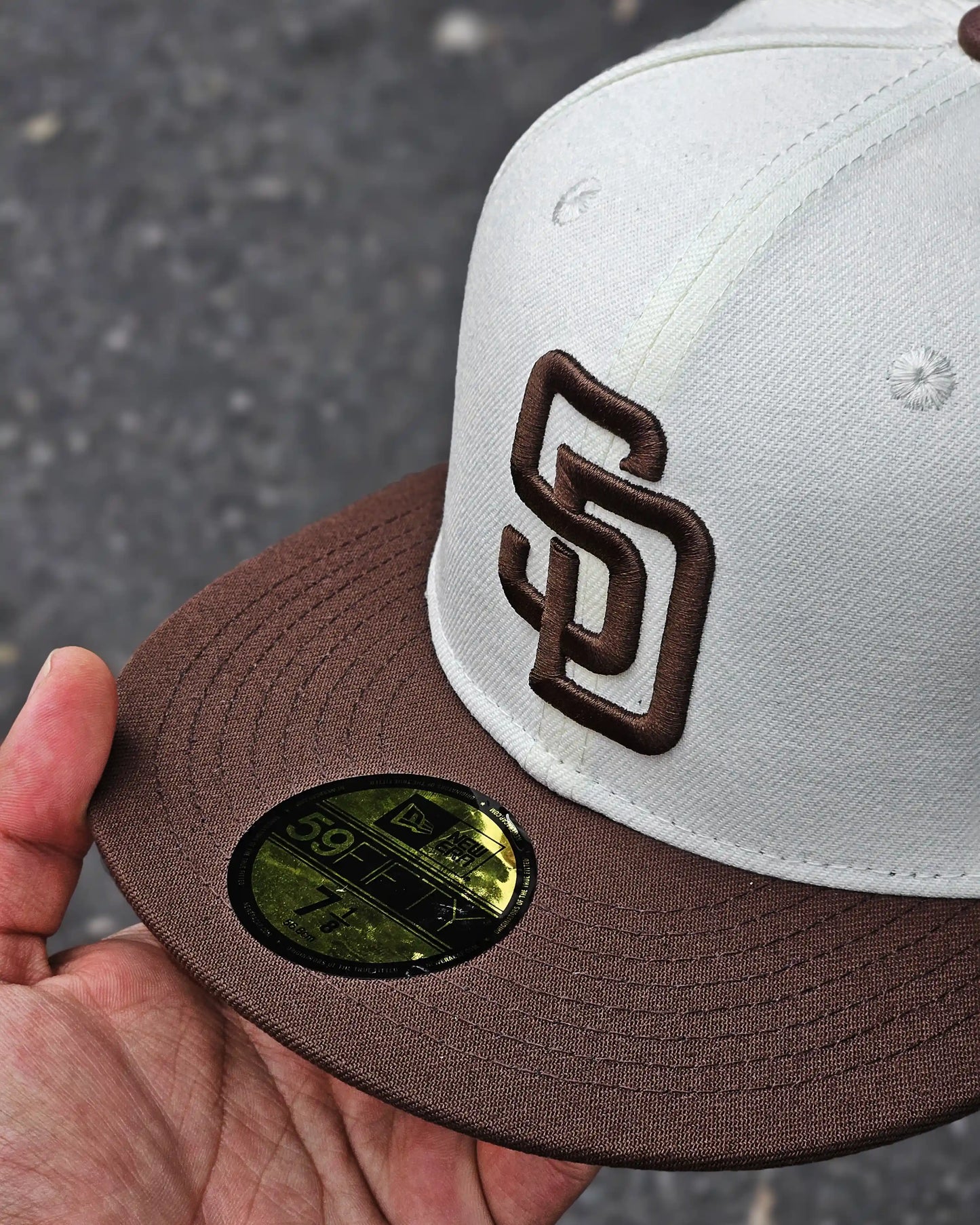 SAN DIEGO PADRES BEIGE VISOR CAFÉ