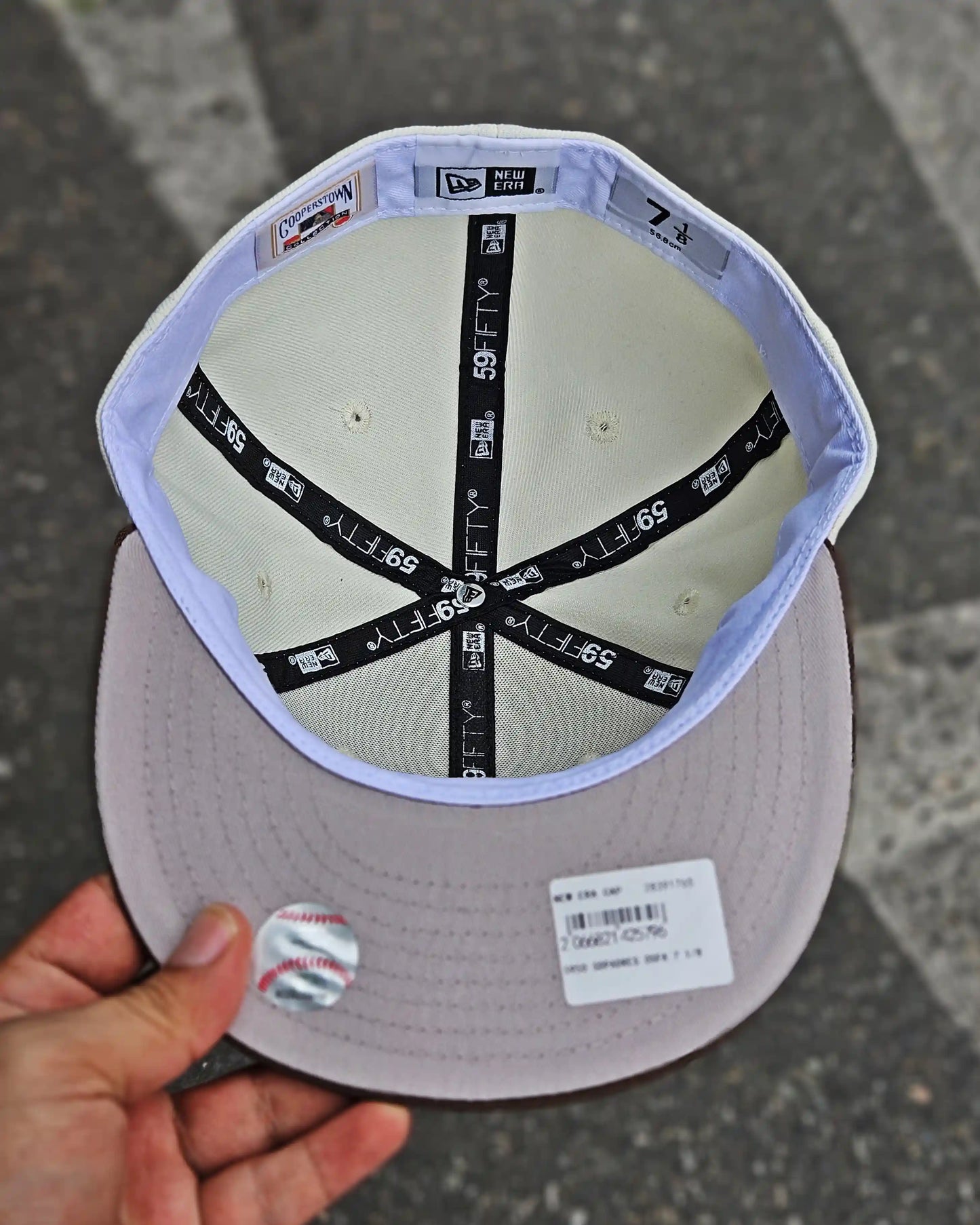 SAN DIEGO PADRES BEIGE VISOR CAFÉ