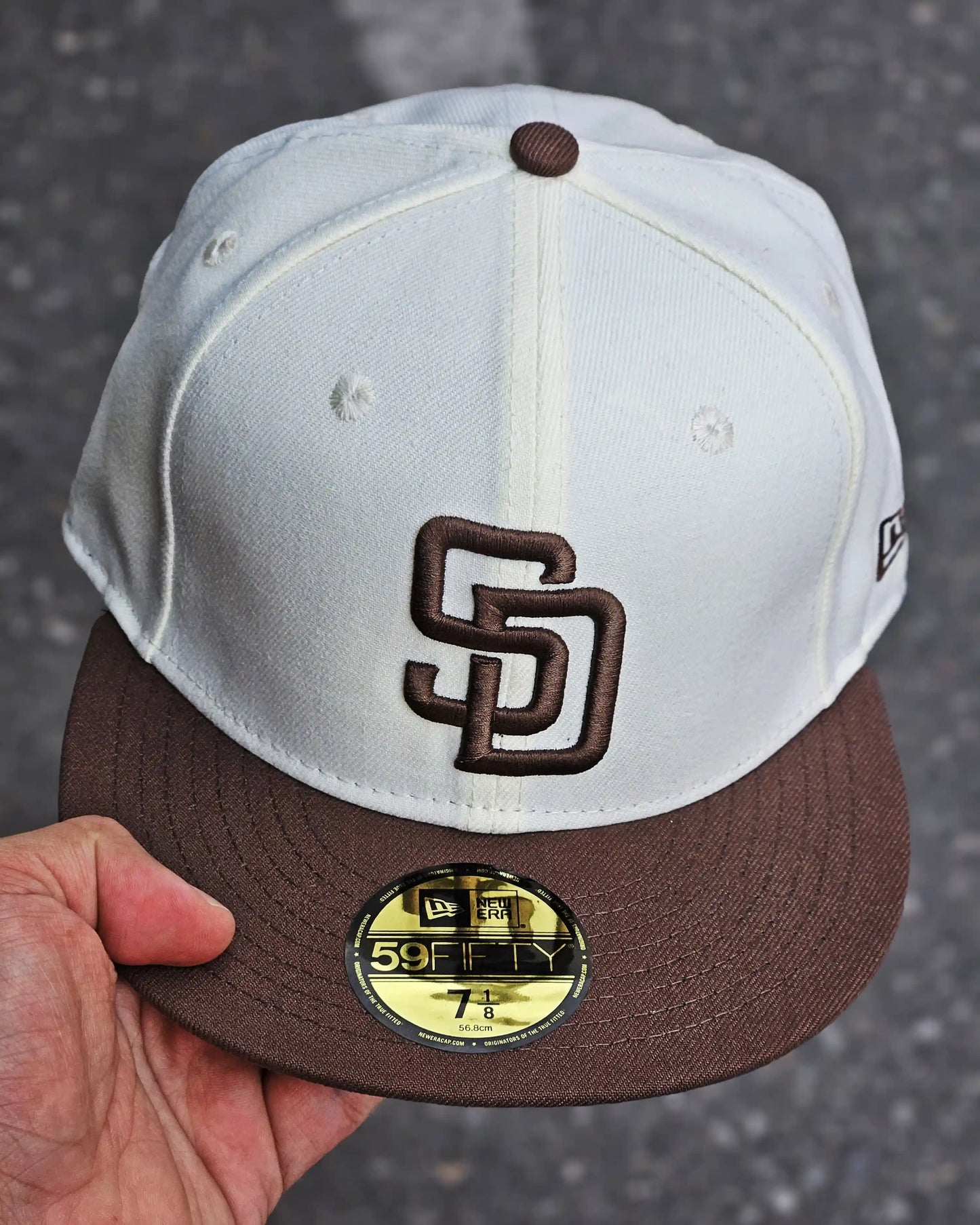 SAN DIEGO PADRES BEIGE VISOR CAFÉ