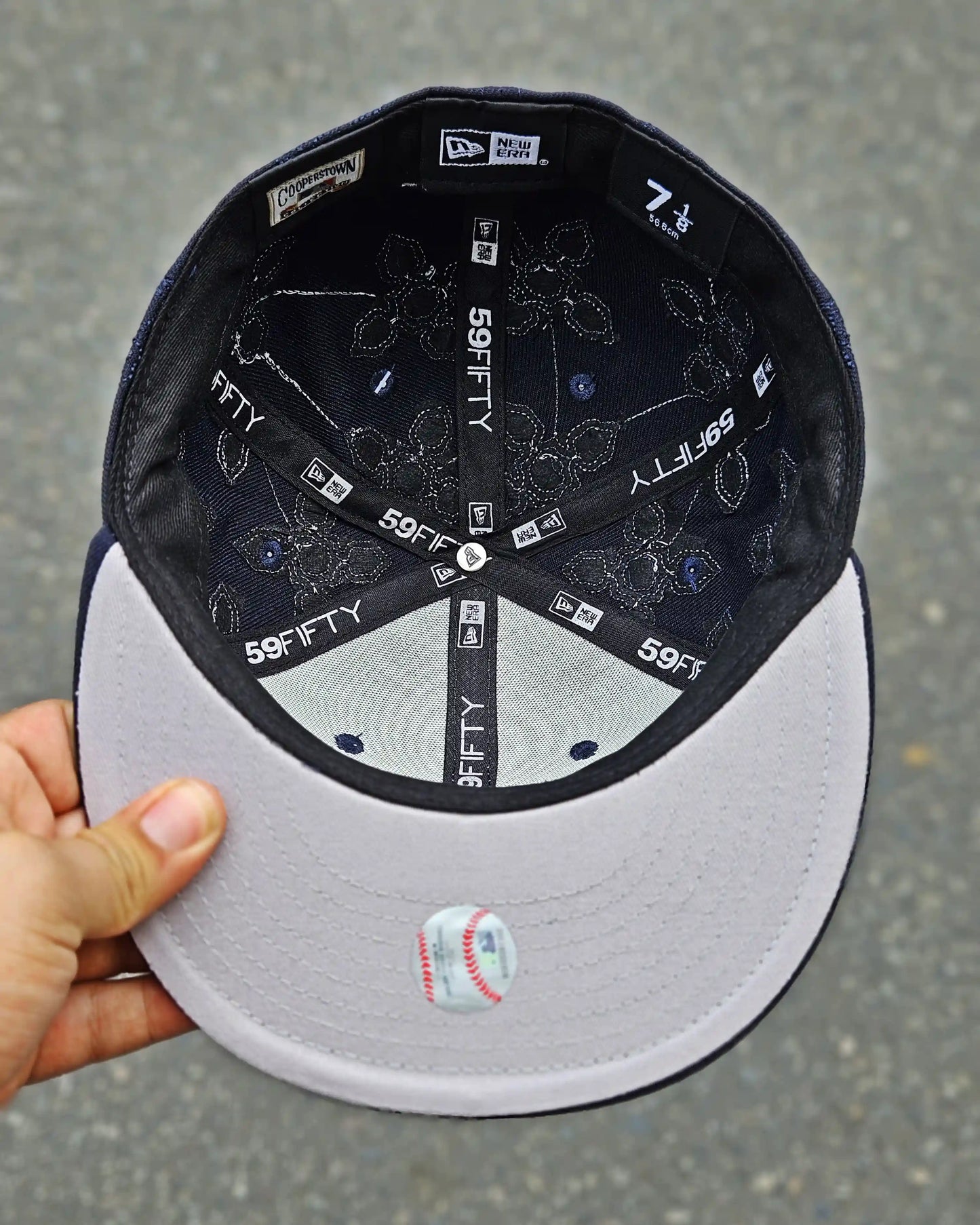 BOSTON RED SOX NAVY OTC PATTERN BORDADO