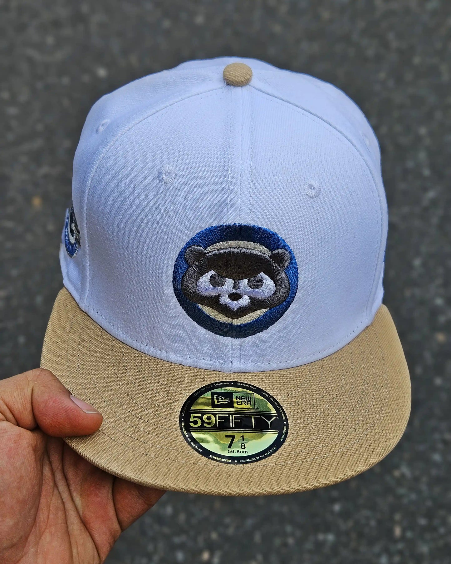 CHICAGO CUBS BLANCO VISOR BEIGE