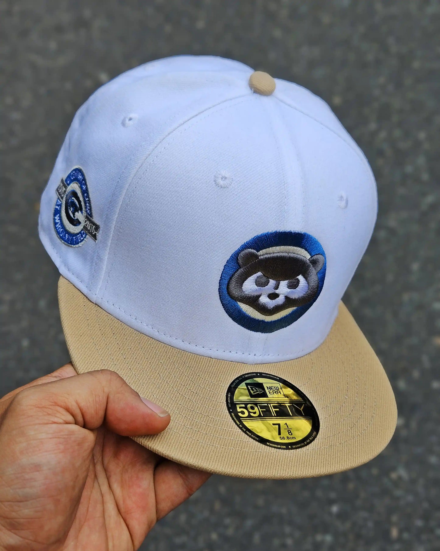 CHICAGO CUBS BLANCO VISOR BEIGE