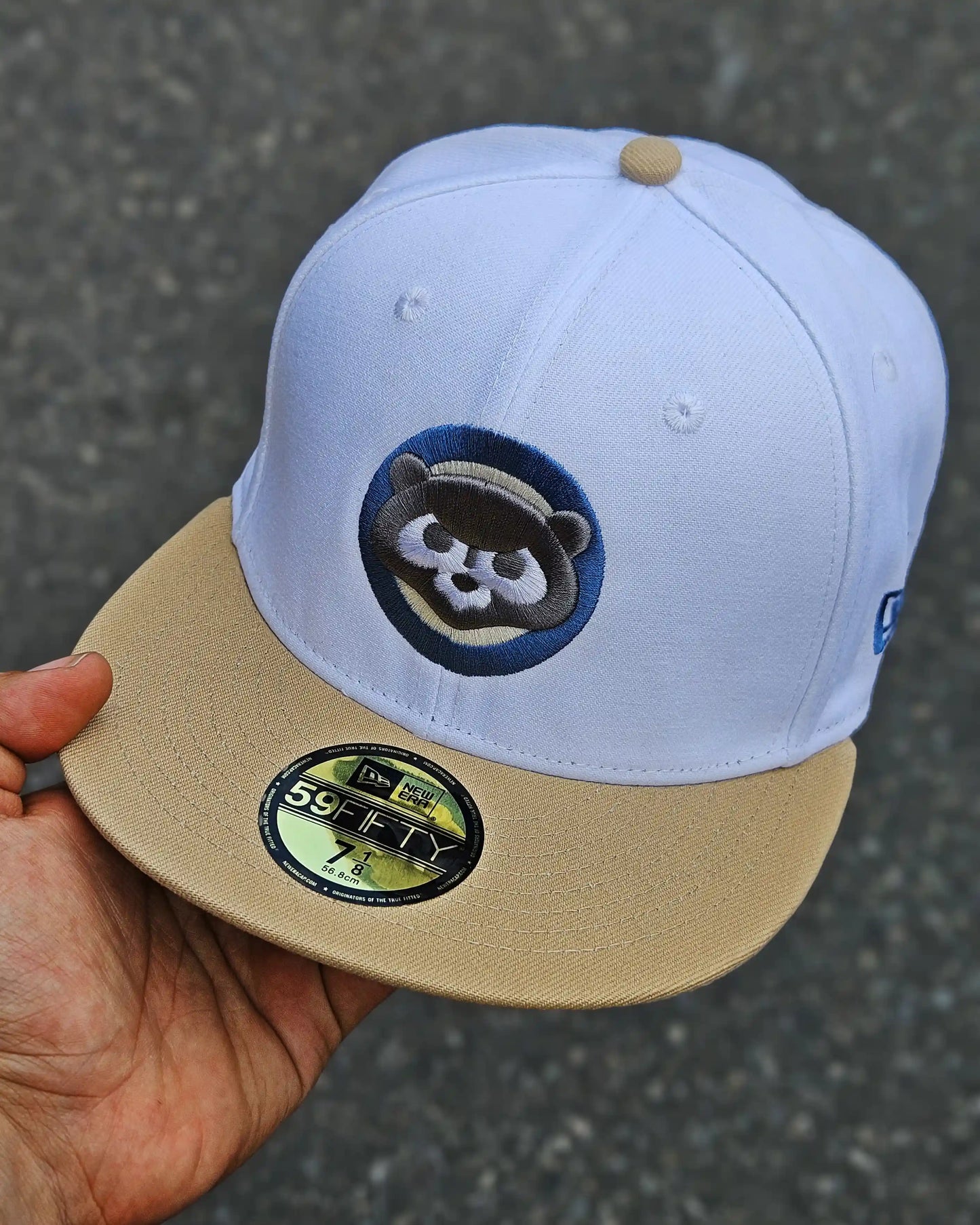 CHICAGO CUBS BLANCO VISOR BEIGE