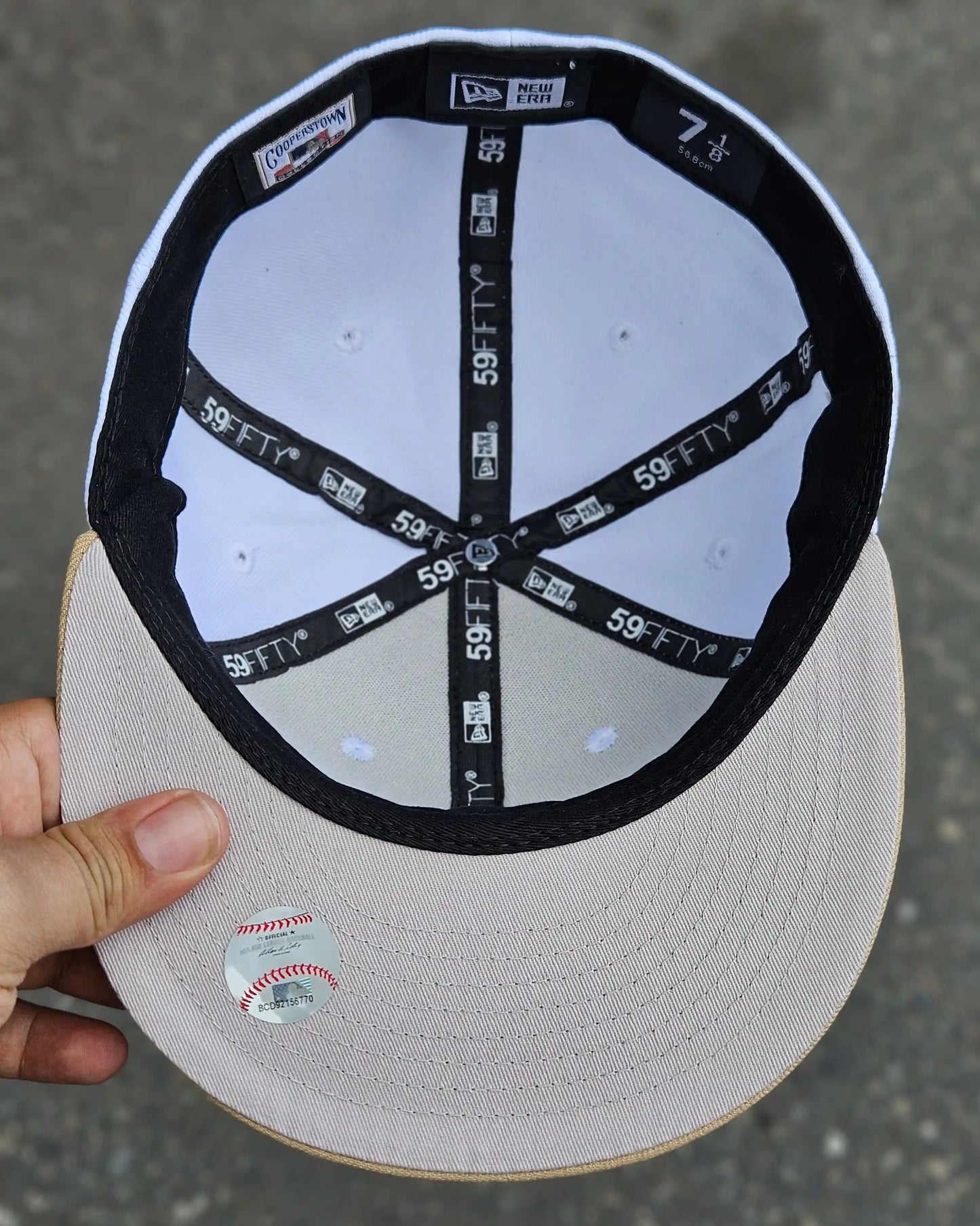 CHICAGO CUBS BLANCO VISOR BEIGE