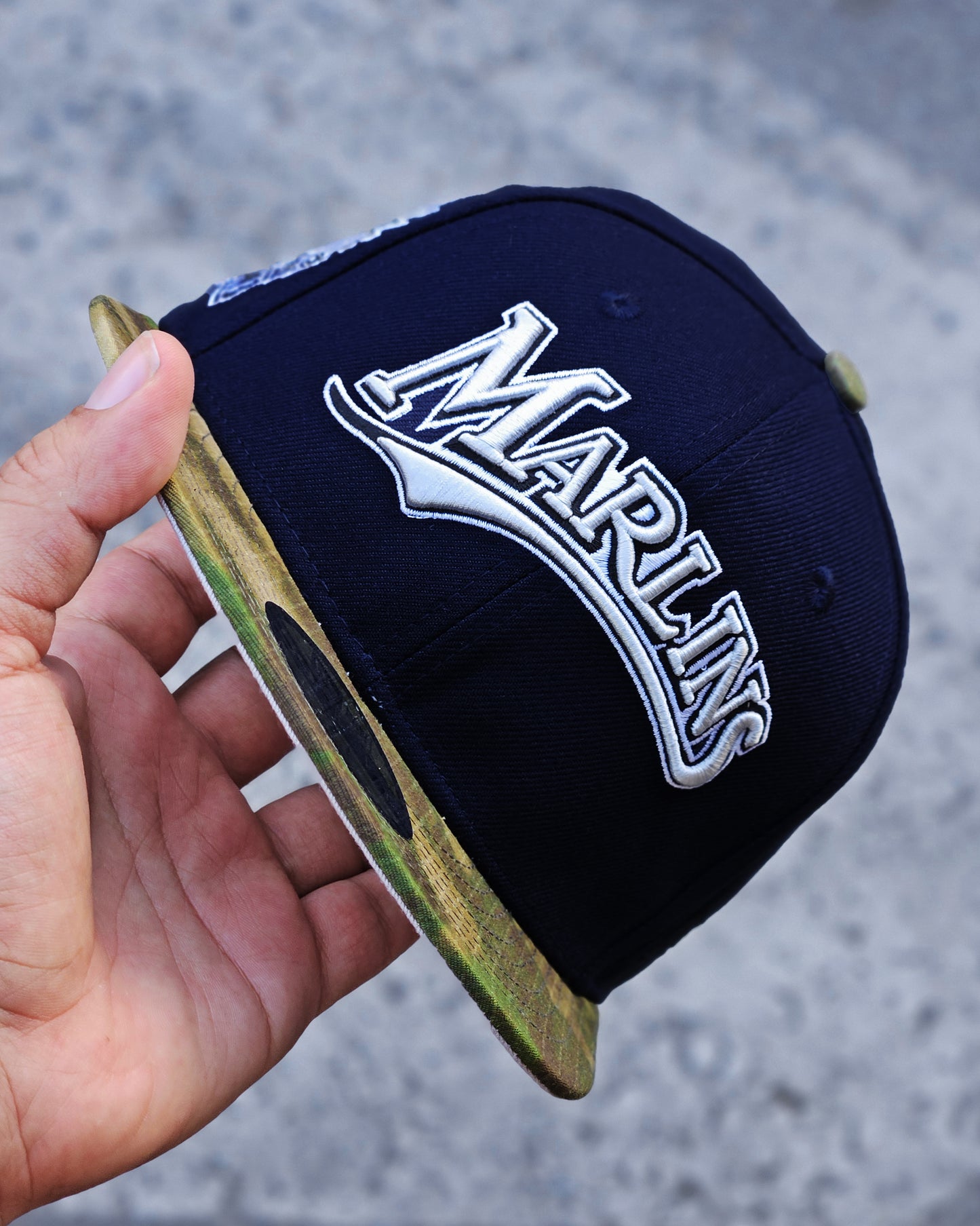 FLORIDA MARLINS AZUL VISOR CAMUFLADO INNAGURAL SEASON 1993