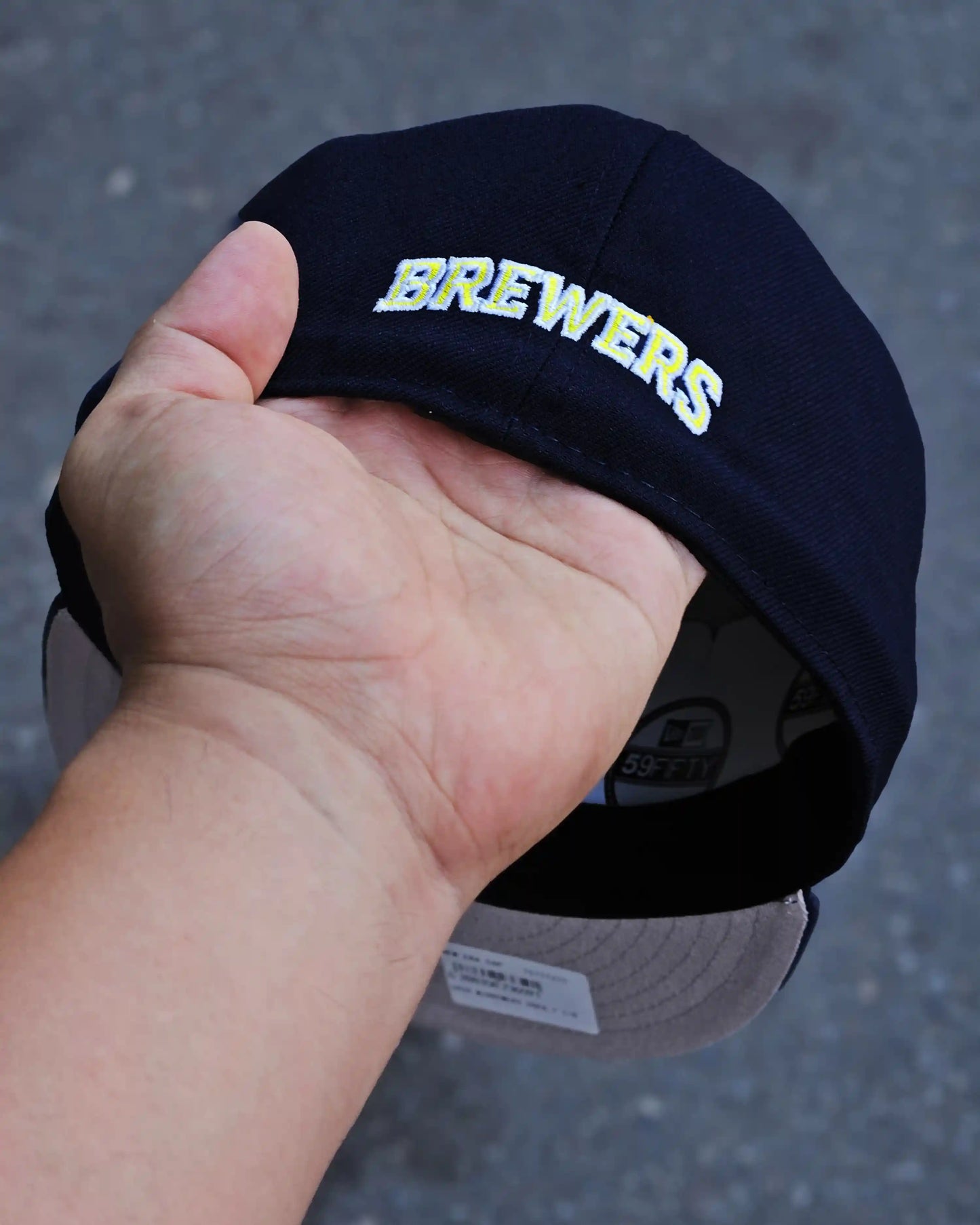 MILWAUKEE BREWERS NAVY OVERLAP