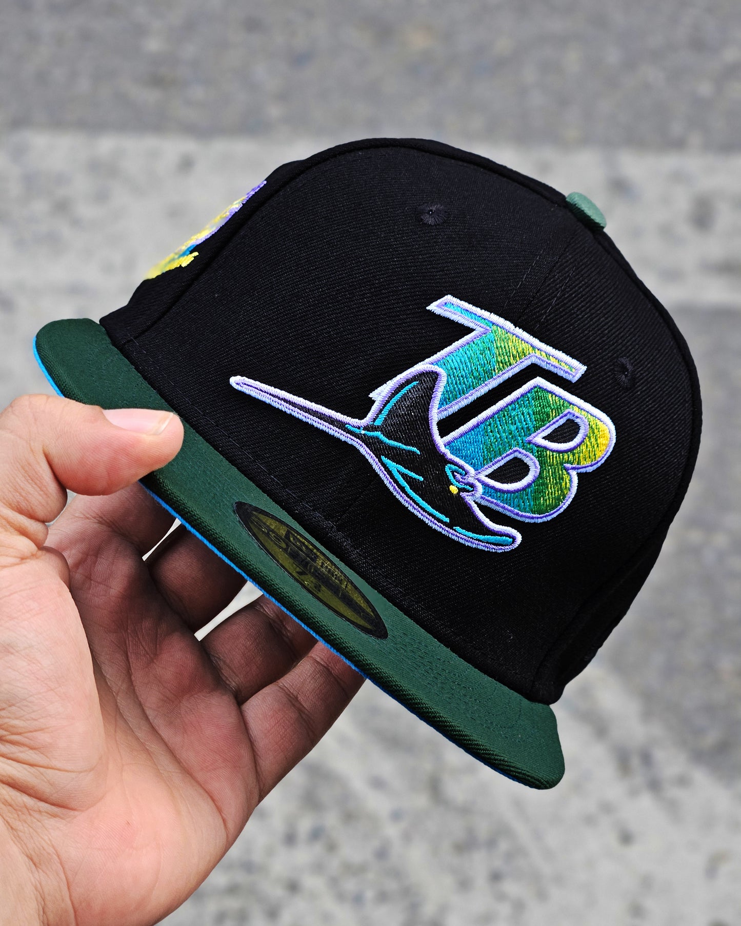 TAMPA BAY NEGRO SPRINGTRAINING 2000 VISOR VERDE