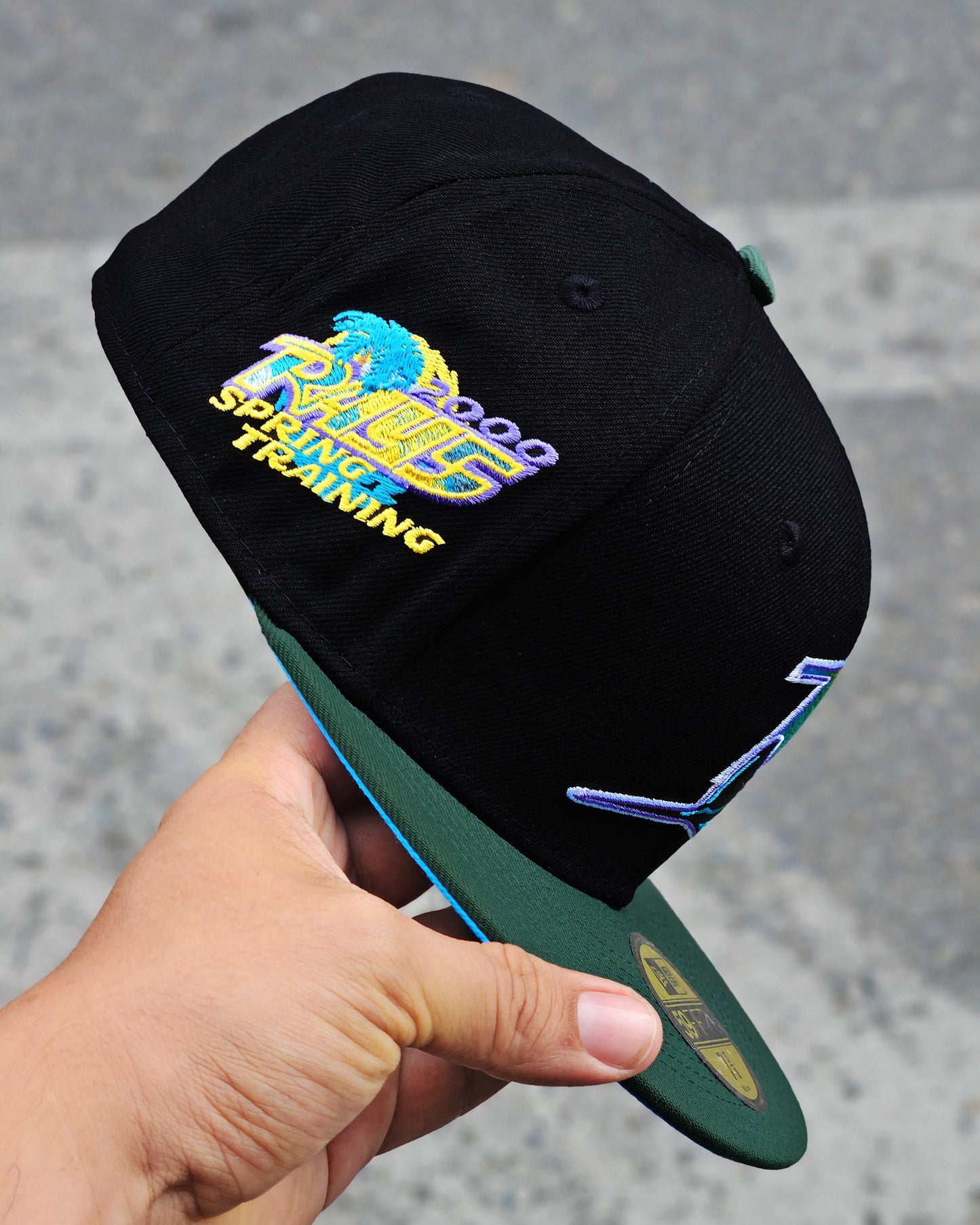TAMPA BAY NEGRO SPRINGTRAINING 2000 VISOR VERDE