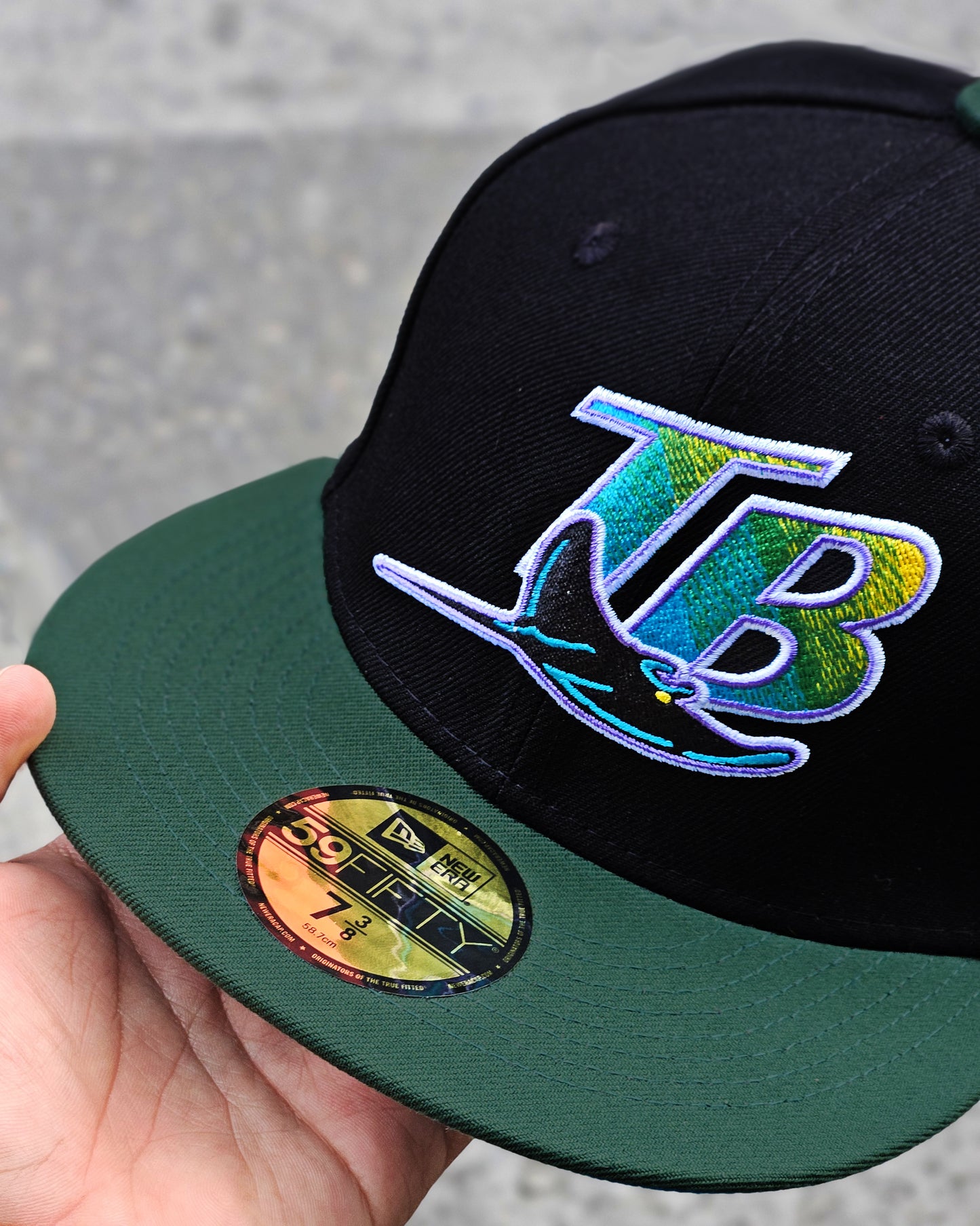 TAMPA BAY NEGRO SPRINGTRAINING 2000 VISOR VERDE