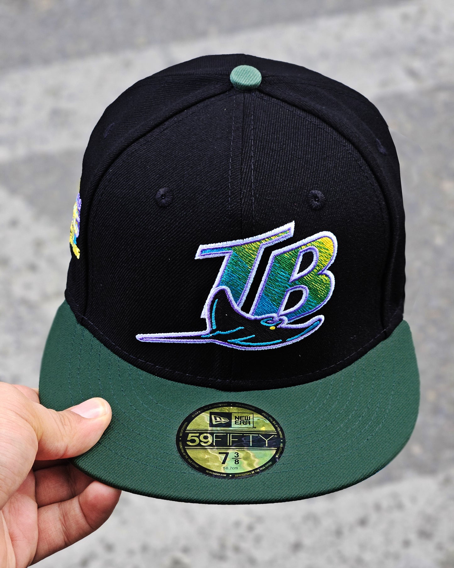 TAMPA BAY NEGRO SPRINGTRAINING 2000 VISOR VERDE