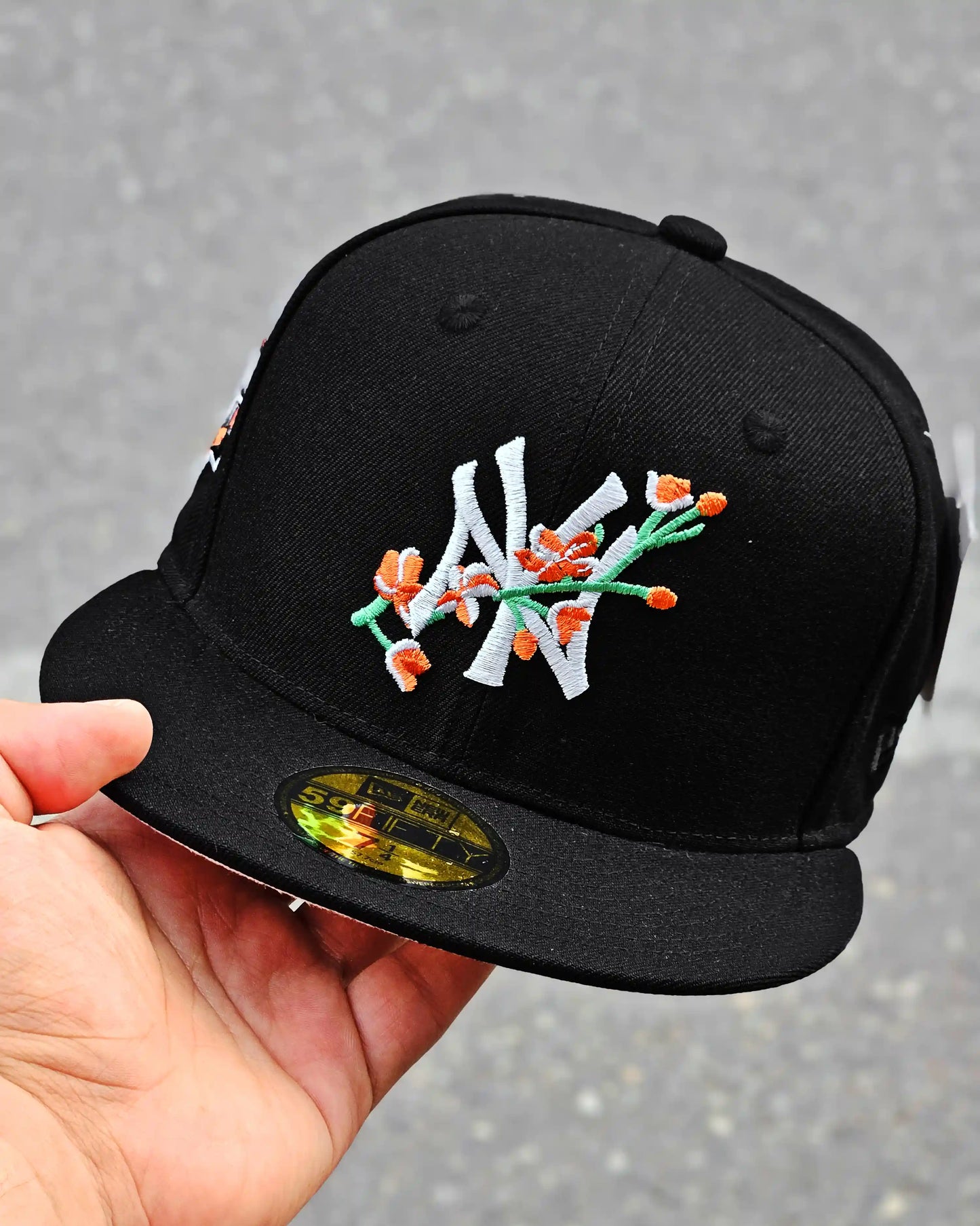 NEW YORK YANKEES NEGRO BLOSSOM NARANJA