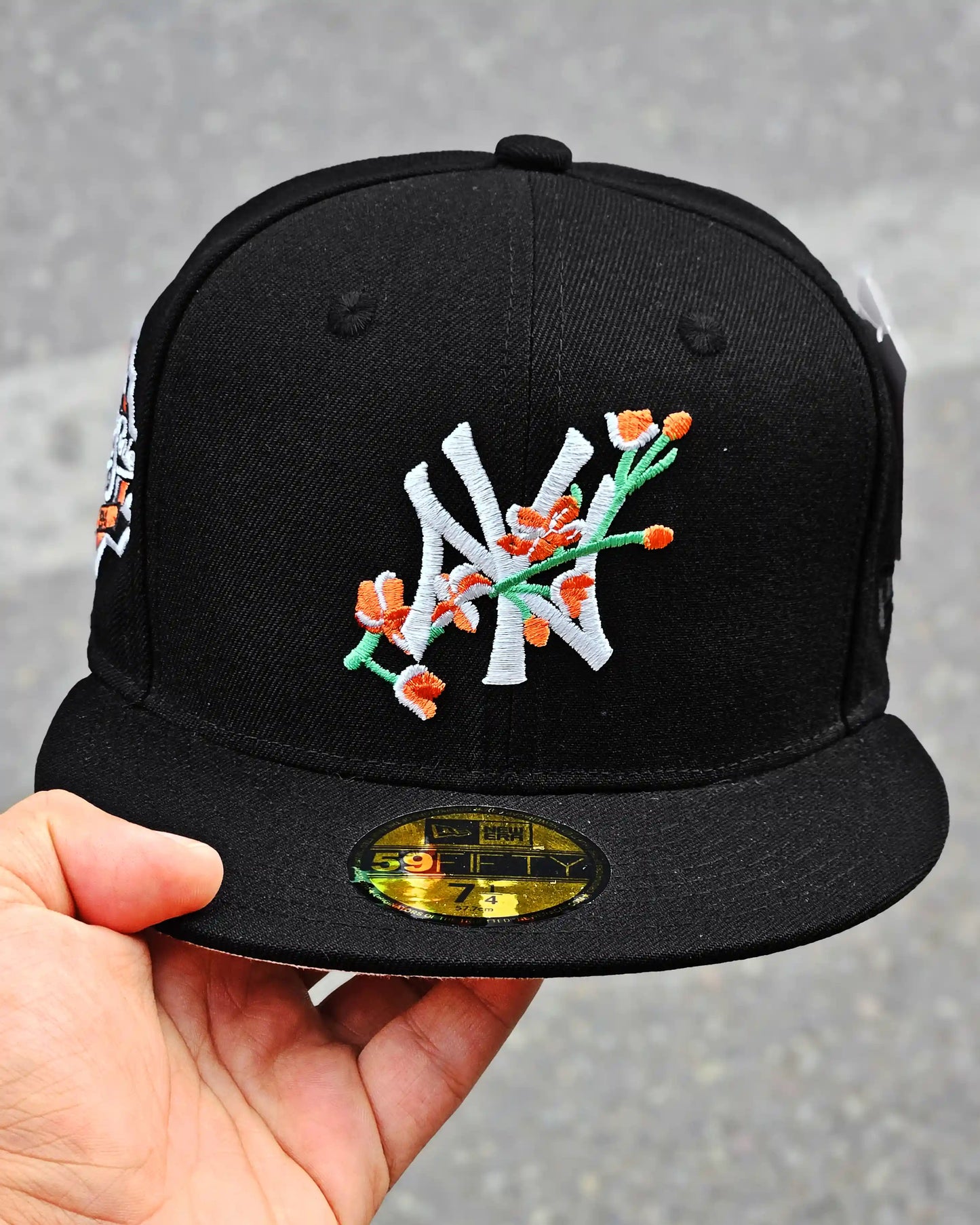 NEW YORK YANKEES NEGRO BLOSSOM NARANJA