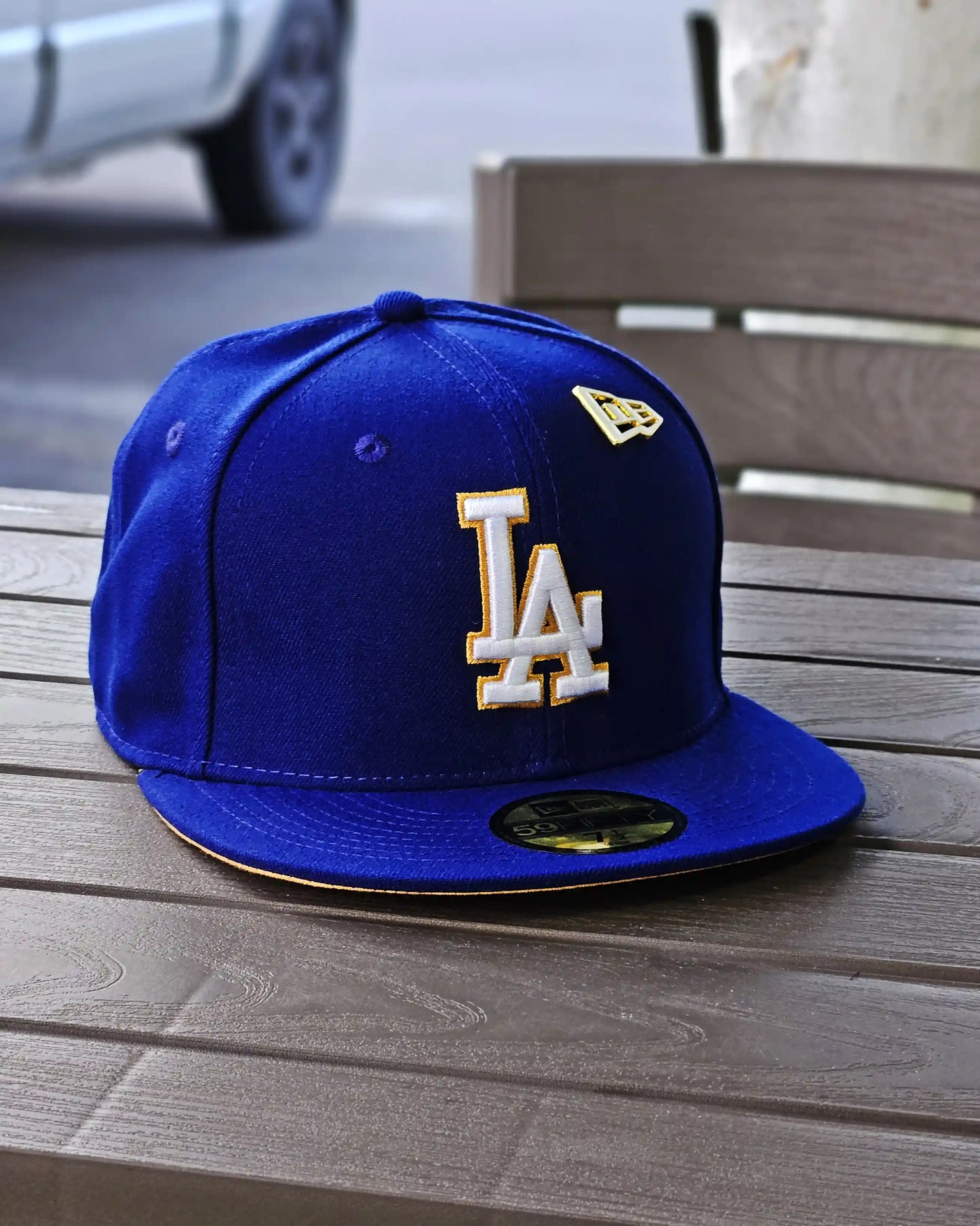 LOS ANGELES DODGERS AZUL NEW ERA DORADO