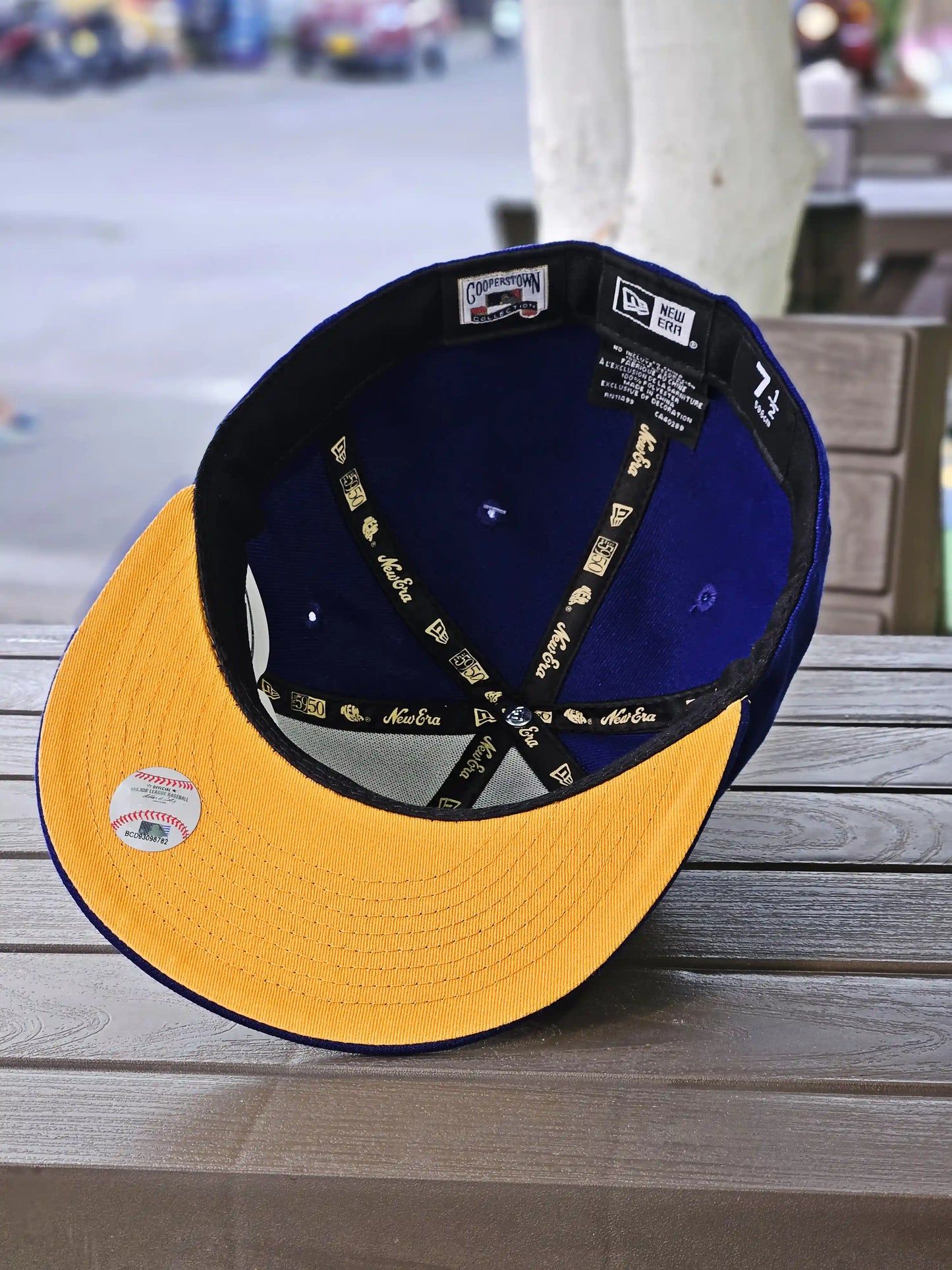 LOS ANGELES DODGERS AZUL NEW ERA DORADO