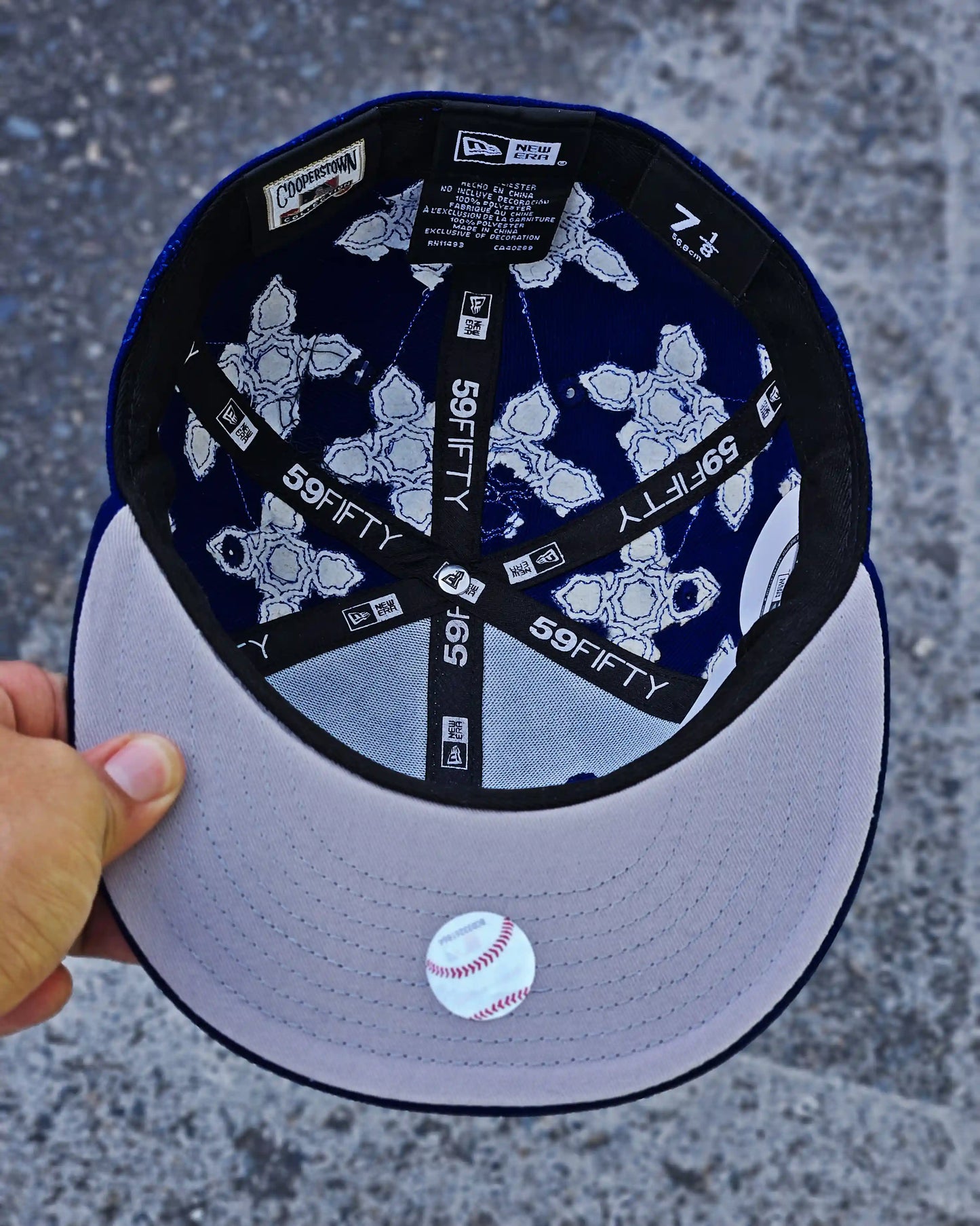 LOS ANGELES DODGERS AZUL OTC PATTERN BORDADO