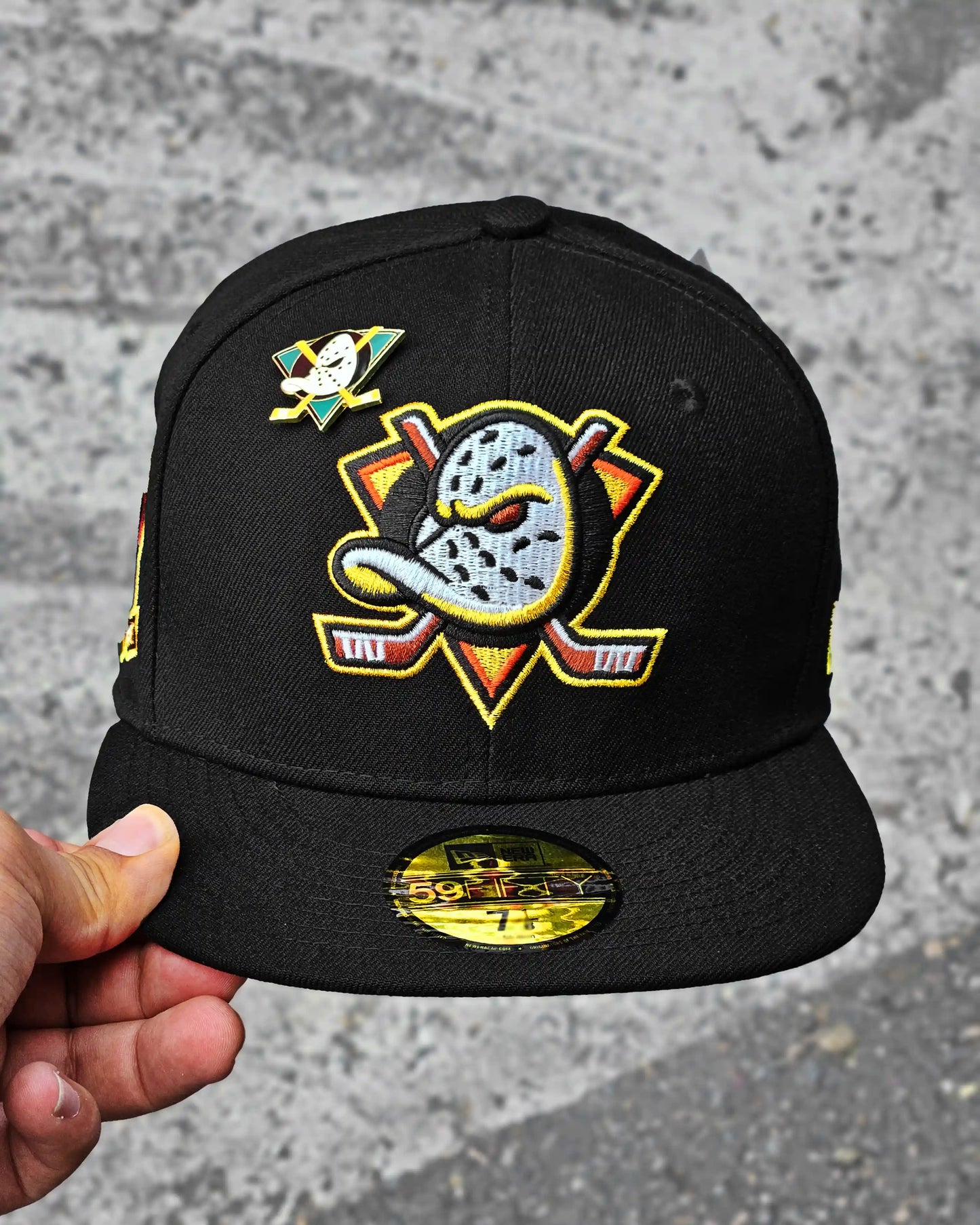 ANAHEIM DUCKS NEGRO 30TH ANNIVERSARY