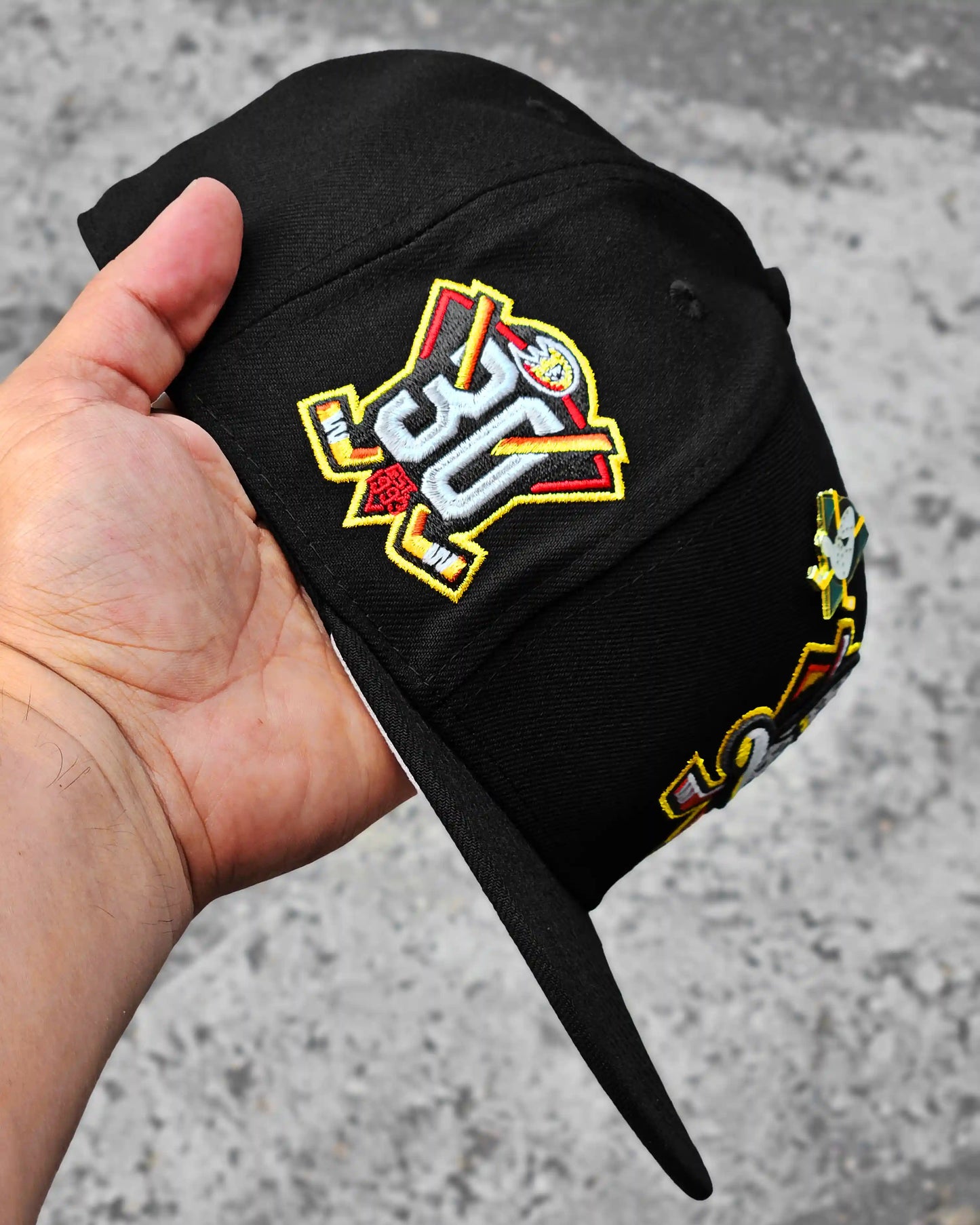 ANAHEIM DUCKS NEGRO 30TH ANNIVERSARY