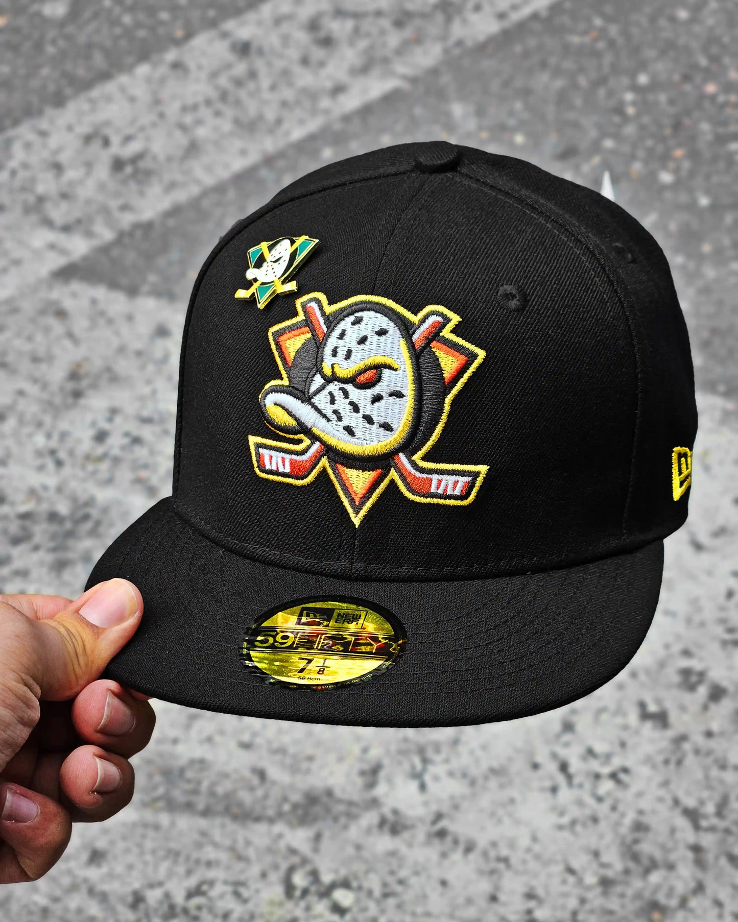ANAHEIM DUCKS NEGRO 30TH ANNIVERSARY