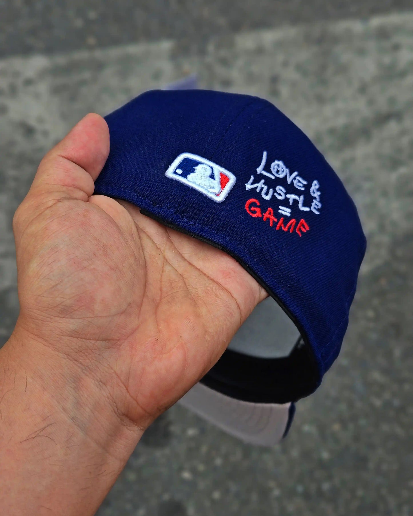 LOS ANGELES DODGERS AZUL HUSTLE AND LOVE = GAME