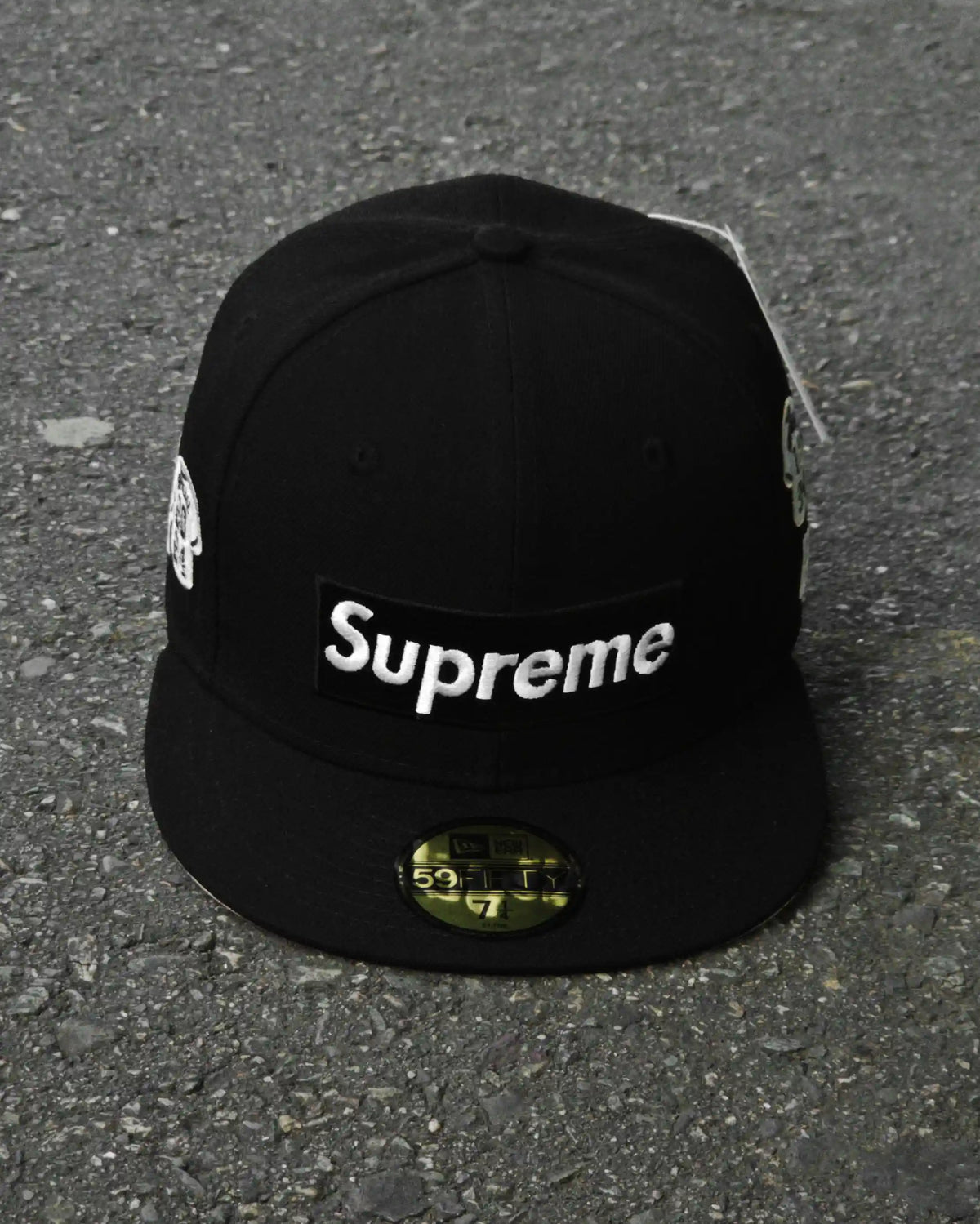 SUPREME EXCLUSIVE NEGRO JERSEY LOGO BOX