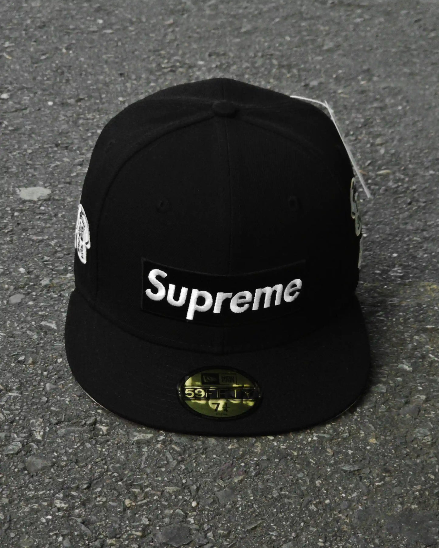 SUPREME EXCLUSIVE NEGRO JERSEY LOGO BOX