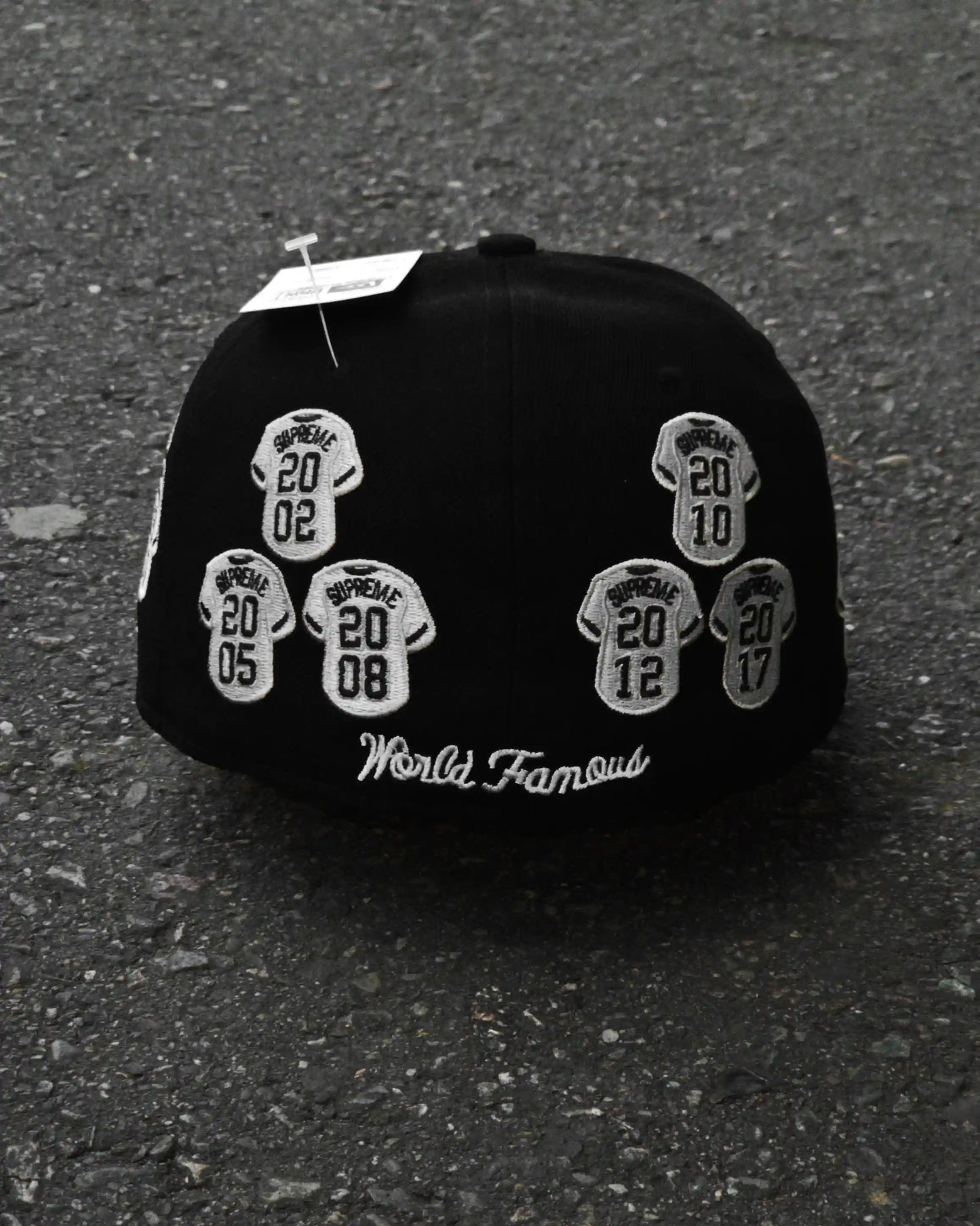 SUPREME EXCLUSIVE NEGRO JERSEY LOGO BOX