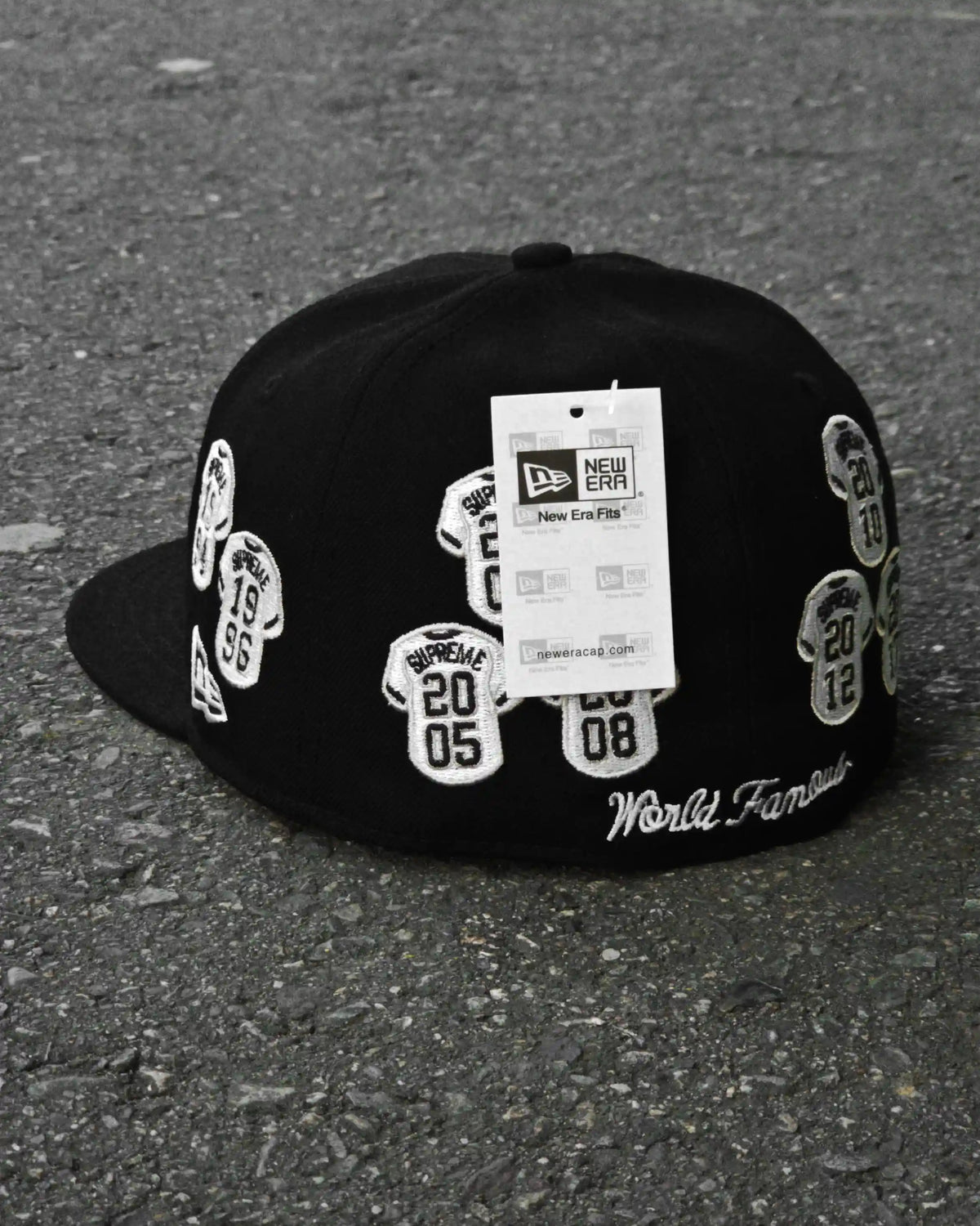 SUPREME EXCLUSIVE NEGRO JERSEY LOGO BOX