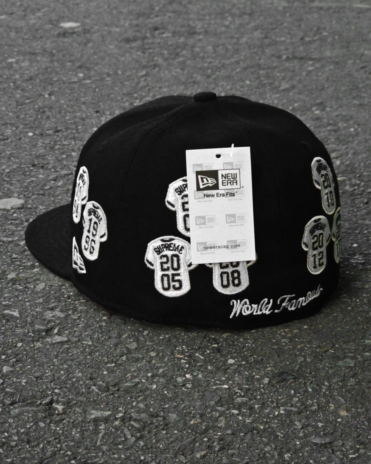 SUPREME EXCLUSIVE NEGRO JERSEY LOGO BOX