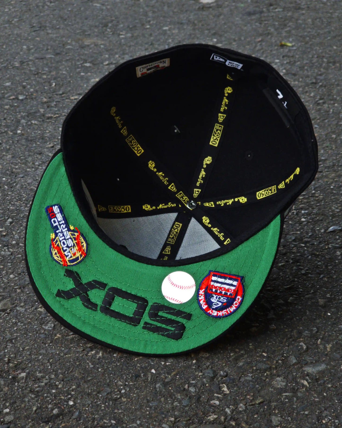 CHICAGO WHITE SOX NEGRO NEW ERA DAY PATCHES