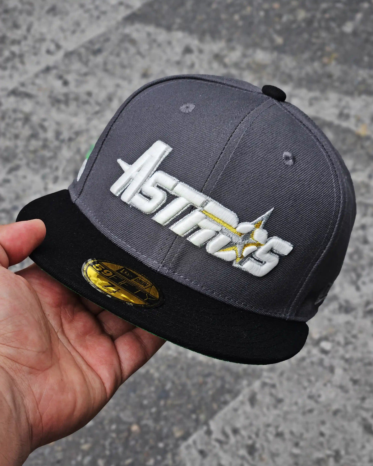 HOUSTON ASTROS GRIS ASTRODOME SILVER UV VERDE