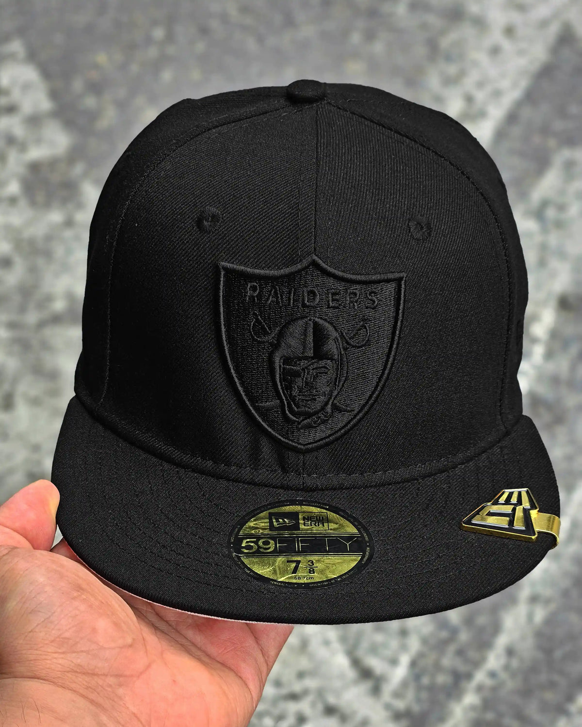 LAS VEGAS RAIDERS NEGRO BLACK & BLACK