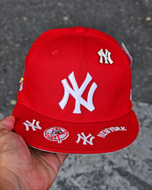 NEW YORK YANKEES ROJO WORLD SERIES 1996 LOGO VISOR