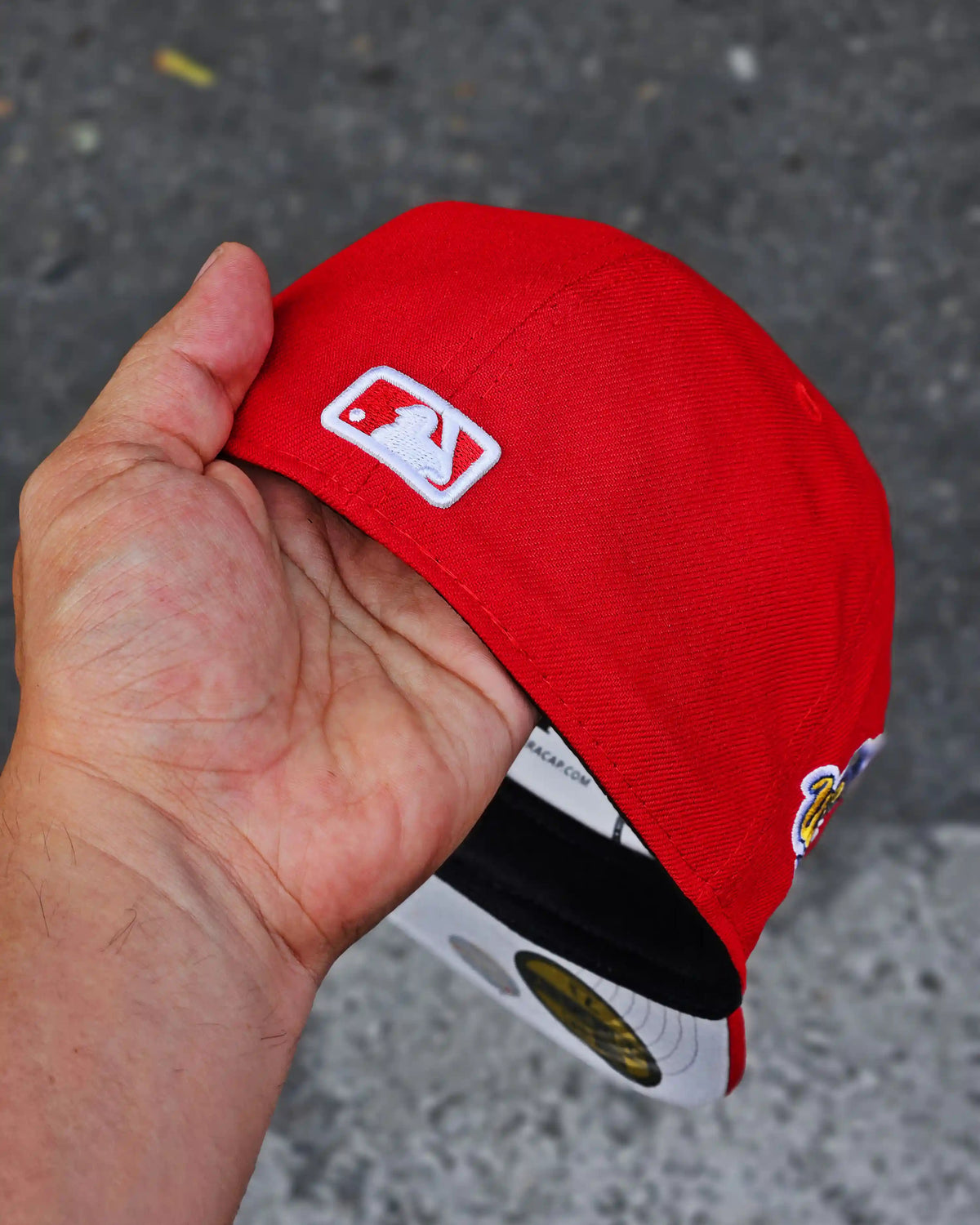 NEW YORK YANKEES ROJO WORLD SERIES 1996 LOGO VISOR