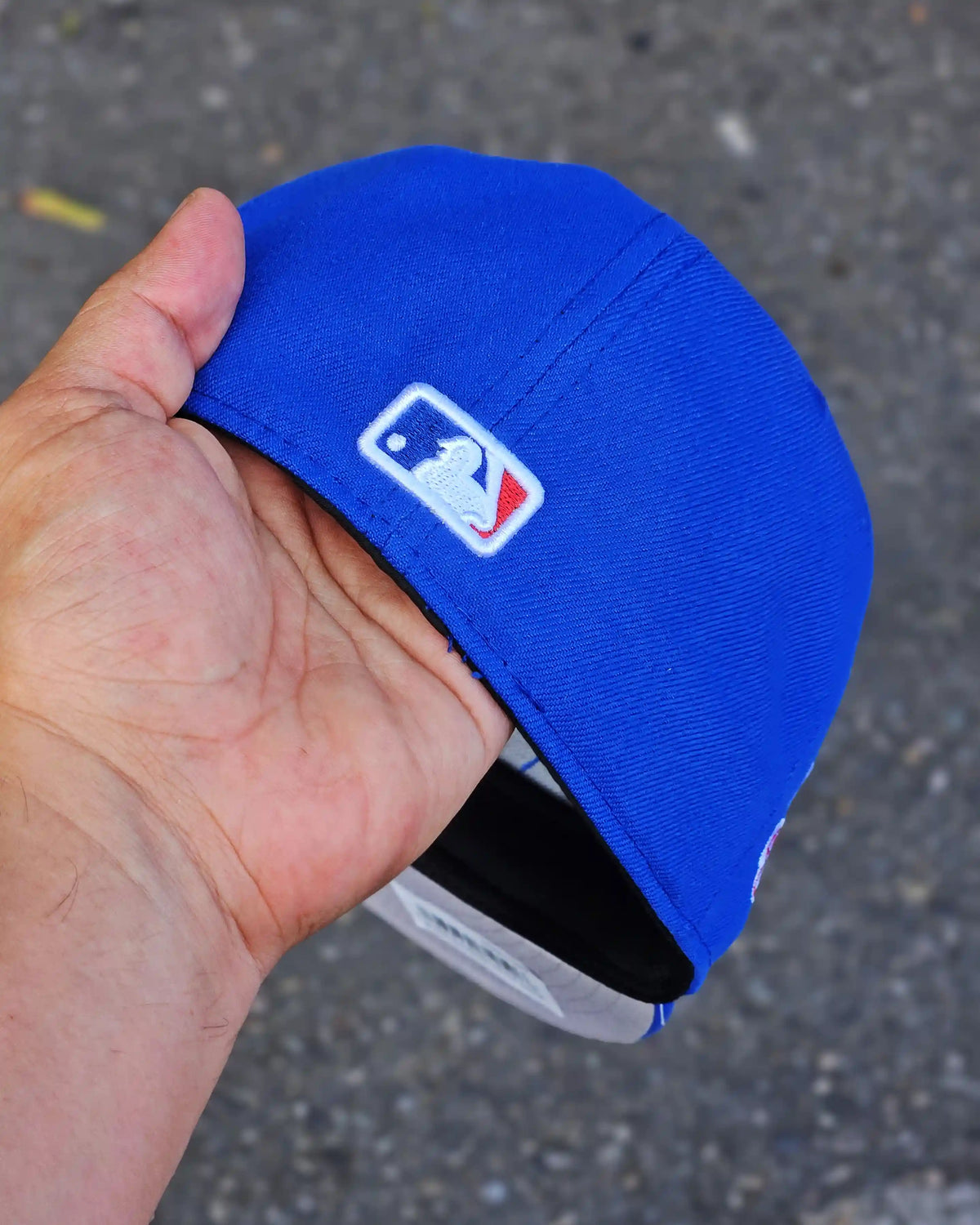 LOS ANGELES DODGERS AZUL WORLD SERIES 1988 LOGO VISOR