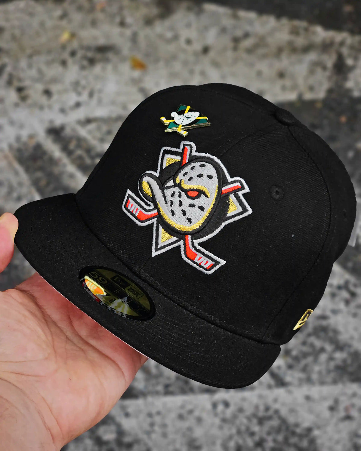 ANAHEIM DUCKS NEGRO 30TH EST 1999
