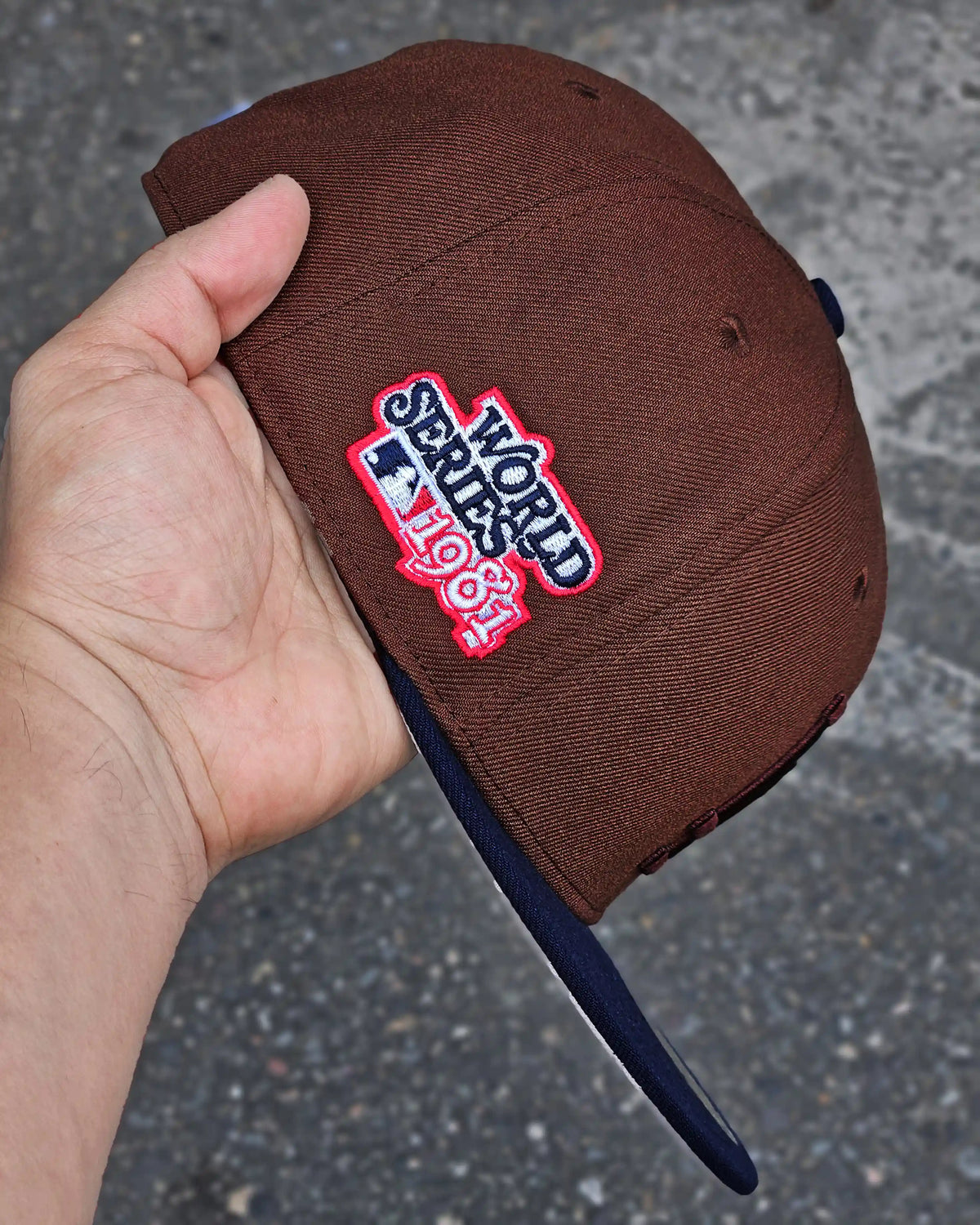 LOS ANGELES DODGERS CAFE WORLD SERIES 1981 VISOR AZUL