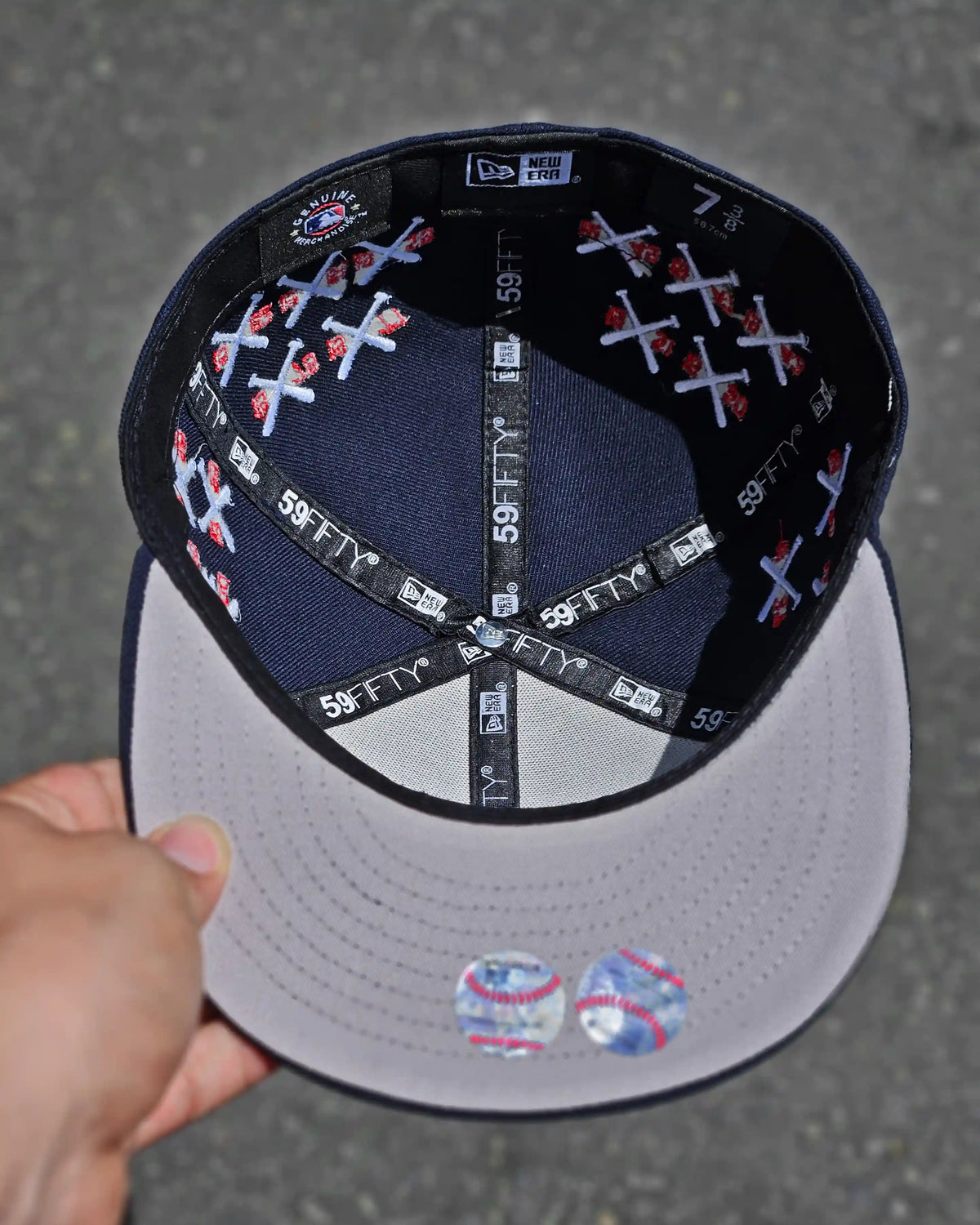 NEW YORK YANKEES NAVY NEW ERA X SPIKE LEE NAVY CROSSED BATS