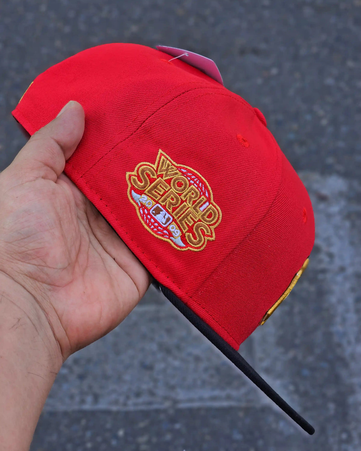 NEW YORK YANKEES ROJO ROTTEN APPLE VISOR NEGRO