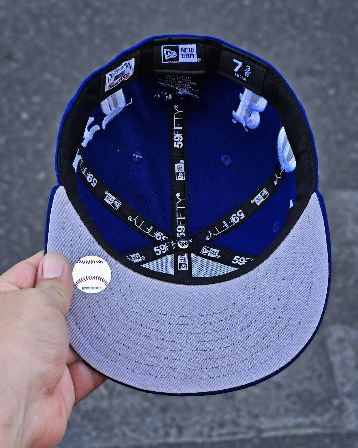 LOS ANGELES DODGERS AZUL BORN & RAISED ROYAL WRAP