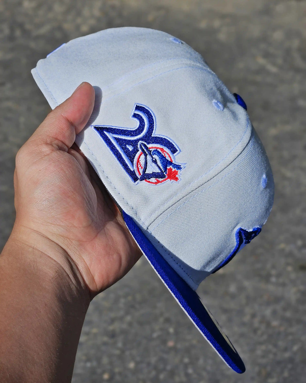 TORONTO BLUE JAYS BLANCO 20TH VISOR AZUL