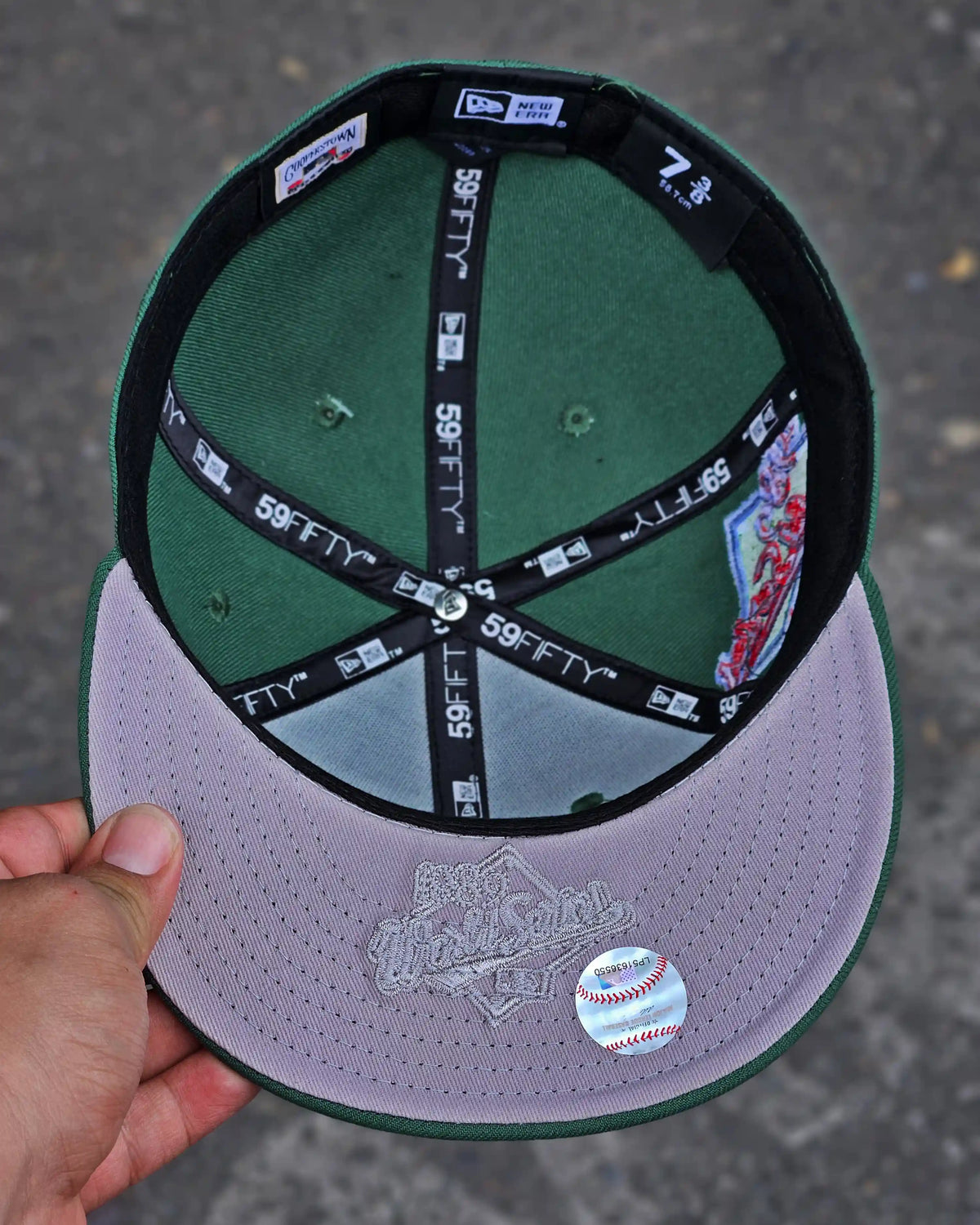 OAKLAND ATHLETICS VERDE WORLD SERIES 1989 BIG LOGO