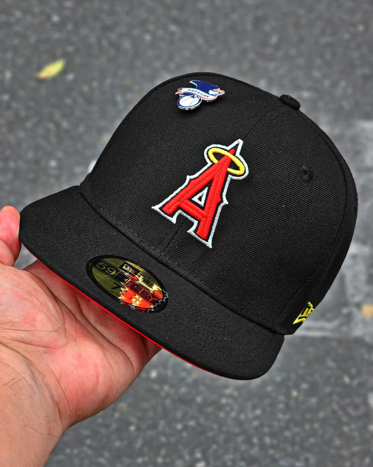 LOS ANGELES ANGELS NEGRO 50TH STADIUM 1966 UV ROJO