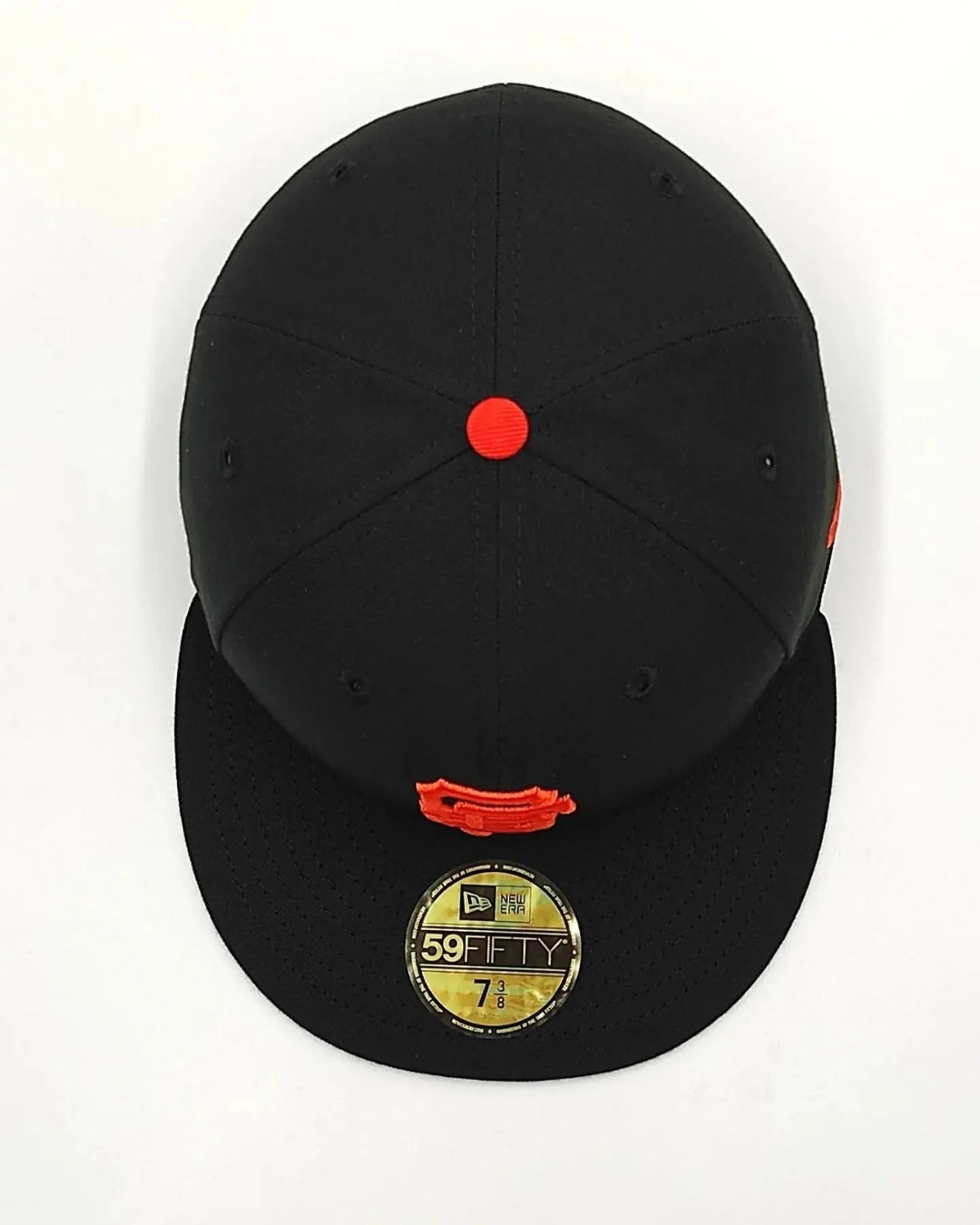 SAN FRANCISCO GIANTS NEGRO CLASICA LOGO NARANJA